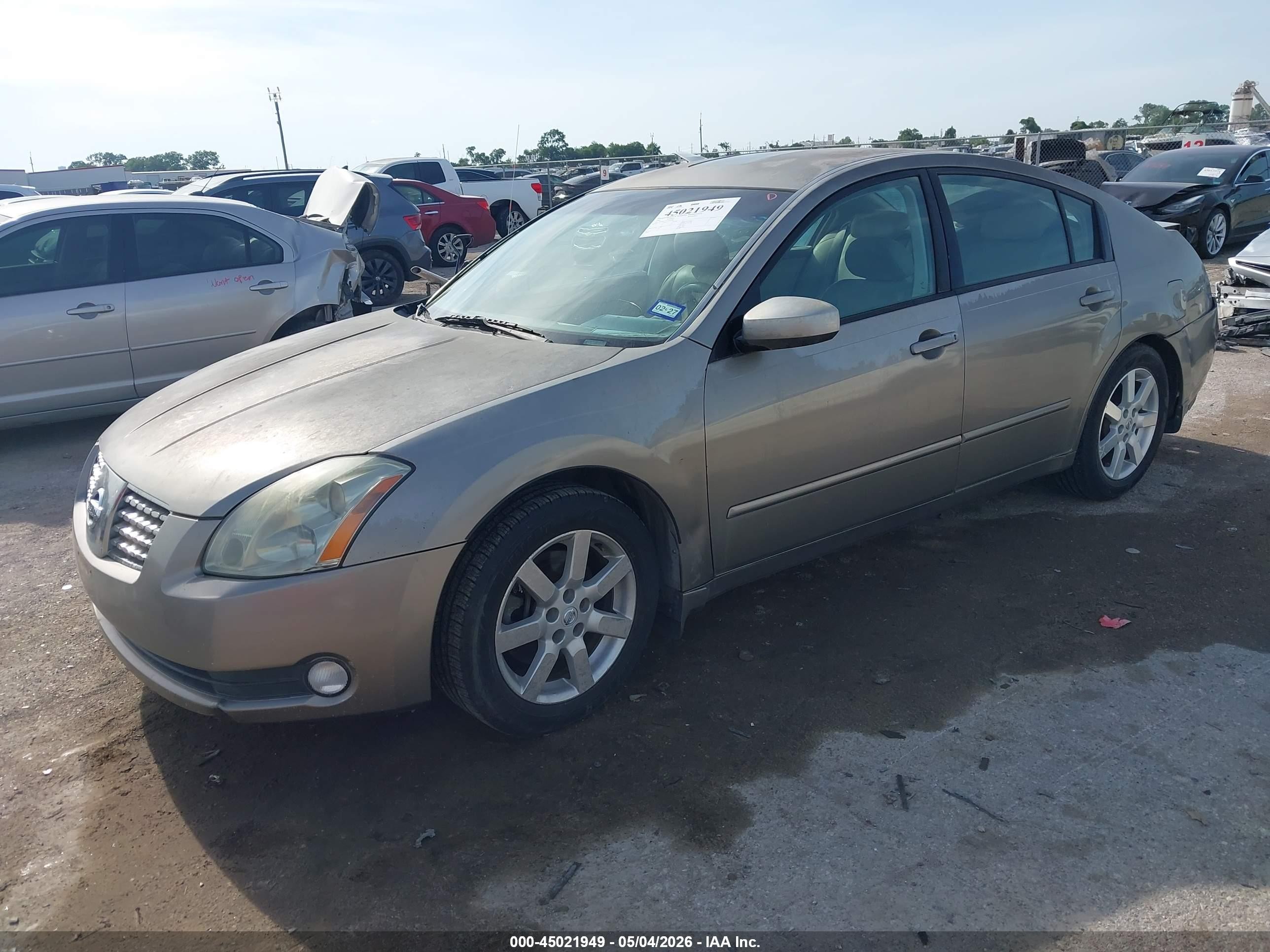 2004 Nissan Maxima 3.5 Sl Gold vin: 1N4BA41E94C862909