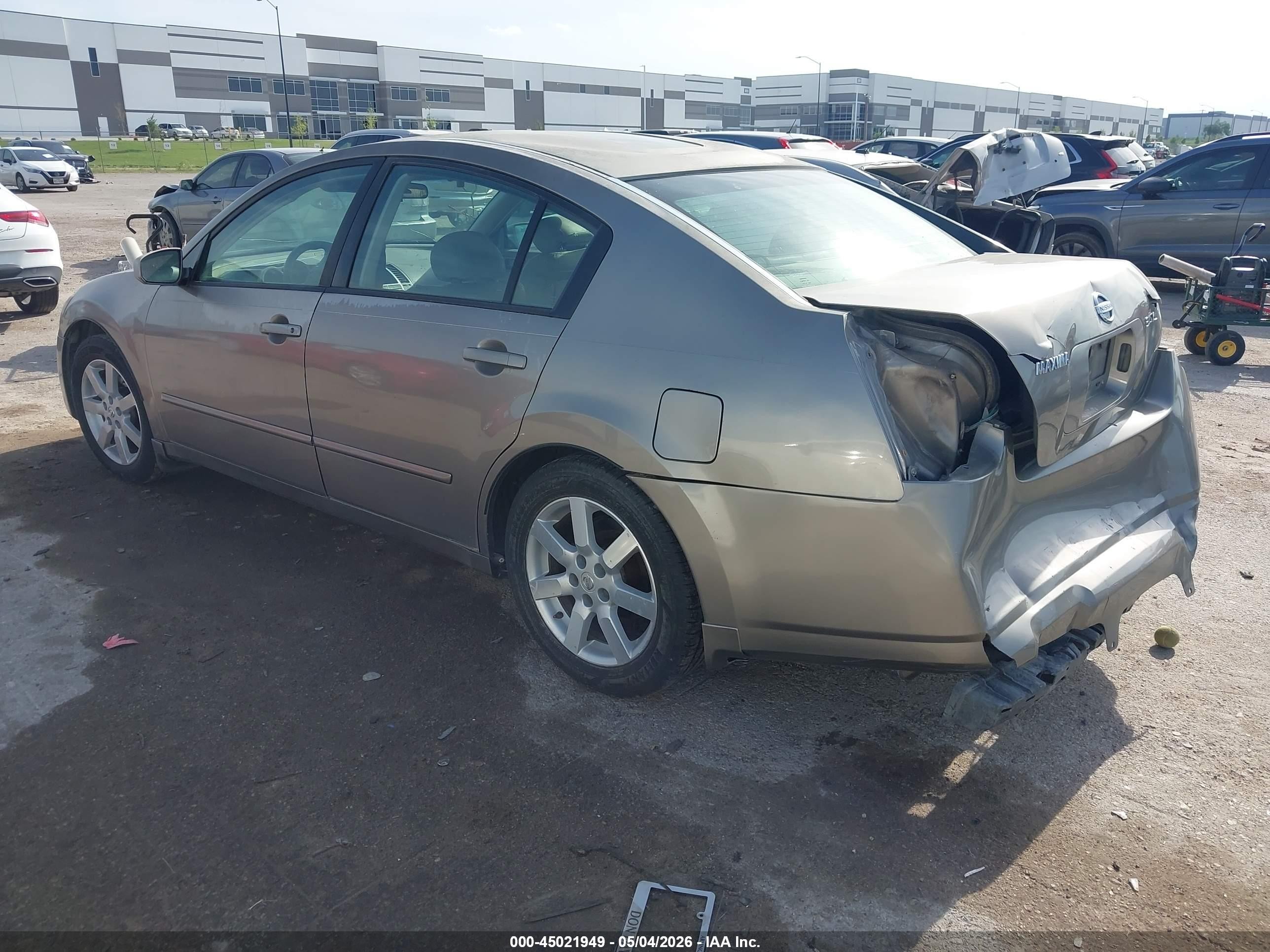 2004 Nissan Maxima 3.5 Sl Gold vin: 1N4BA41E94C862909
