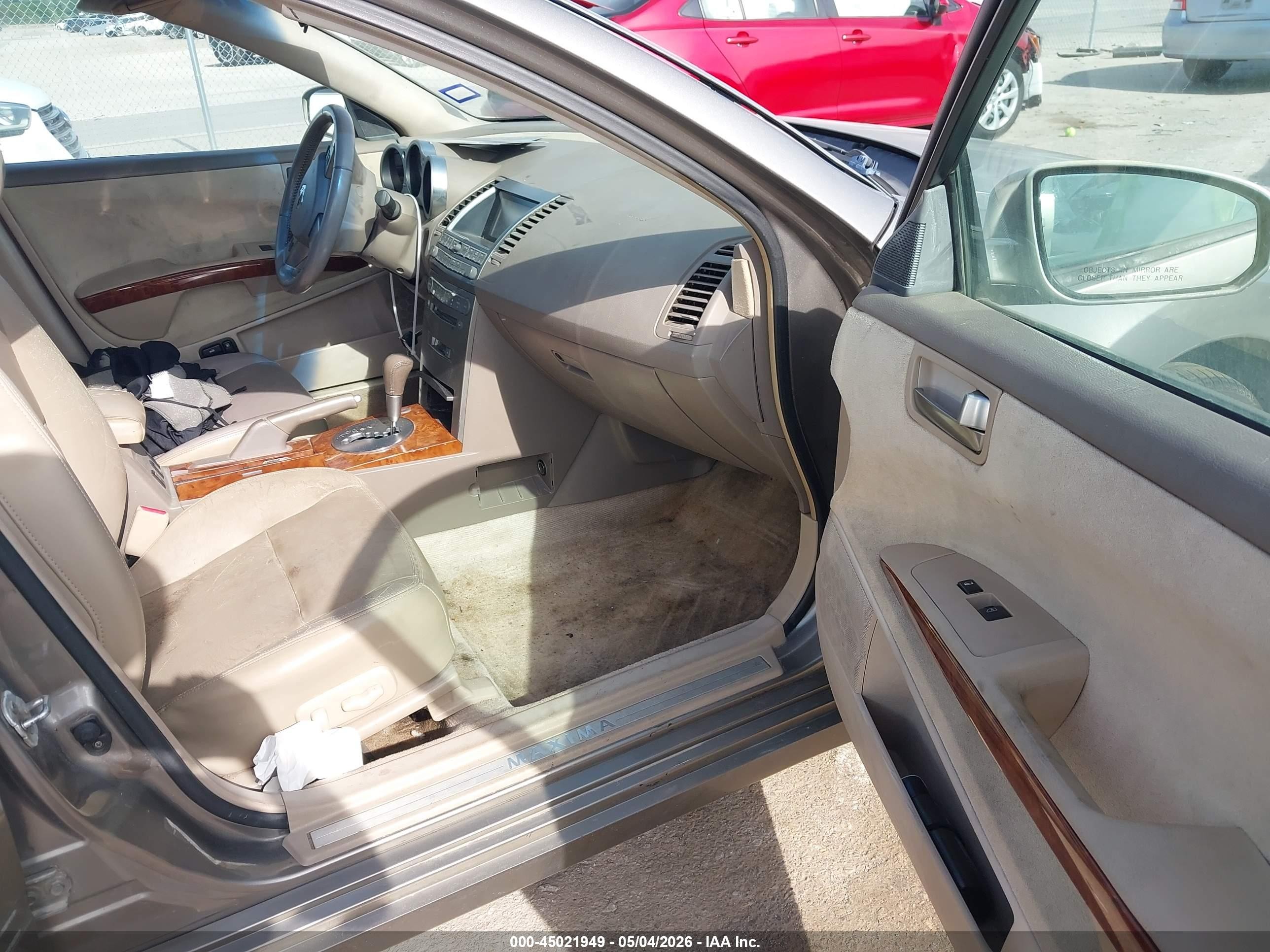 2004 Nissan Maxima 3.5 Sl Gold vin: 1N4BA41E94C862909
