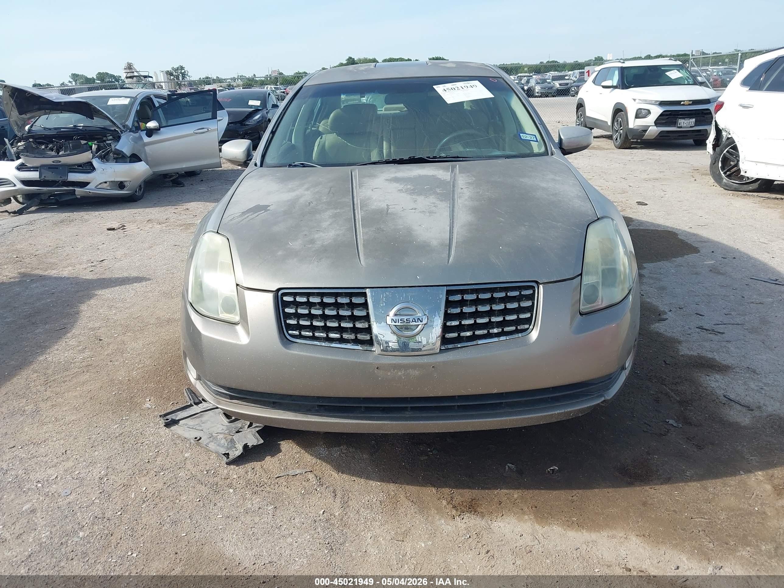 2004 Nissan Maxima 3.5 Sl Gold vin: 1N4BA41E94C862909