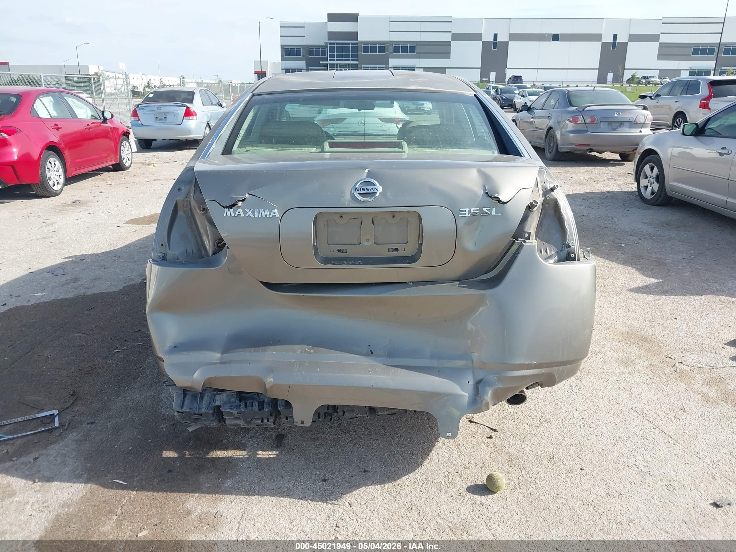 2004 Nissan Maxima 3.5 Sl Gold vin: 1N4BA41E94C862909