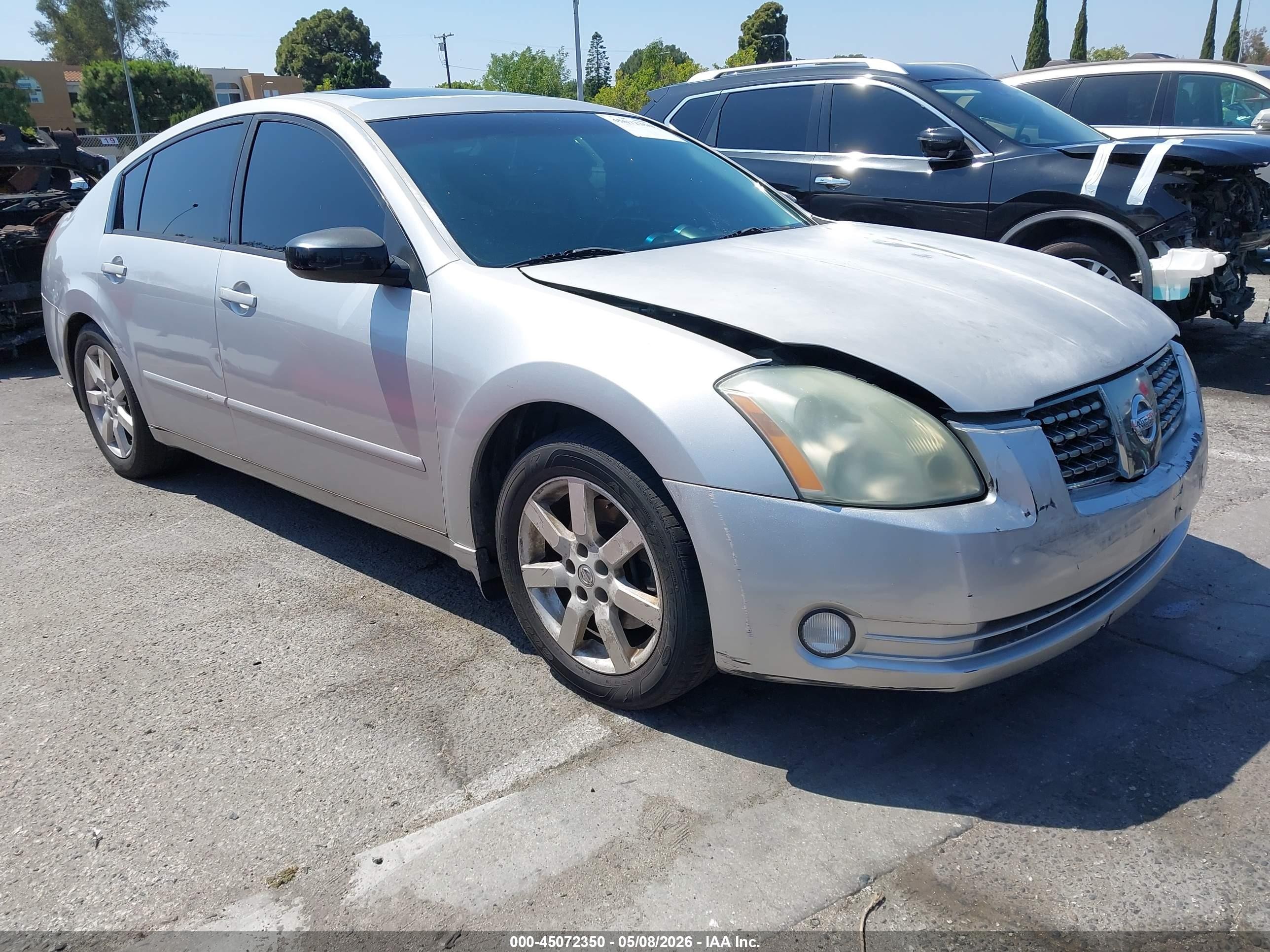 2004 Nissan Maxima 3.5 Sl Silver vin: 1N4BA41E94C886613
