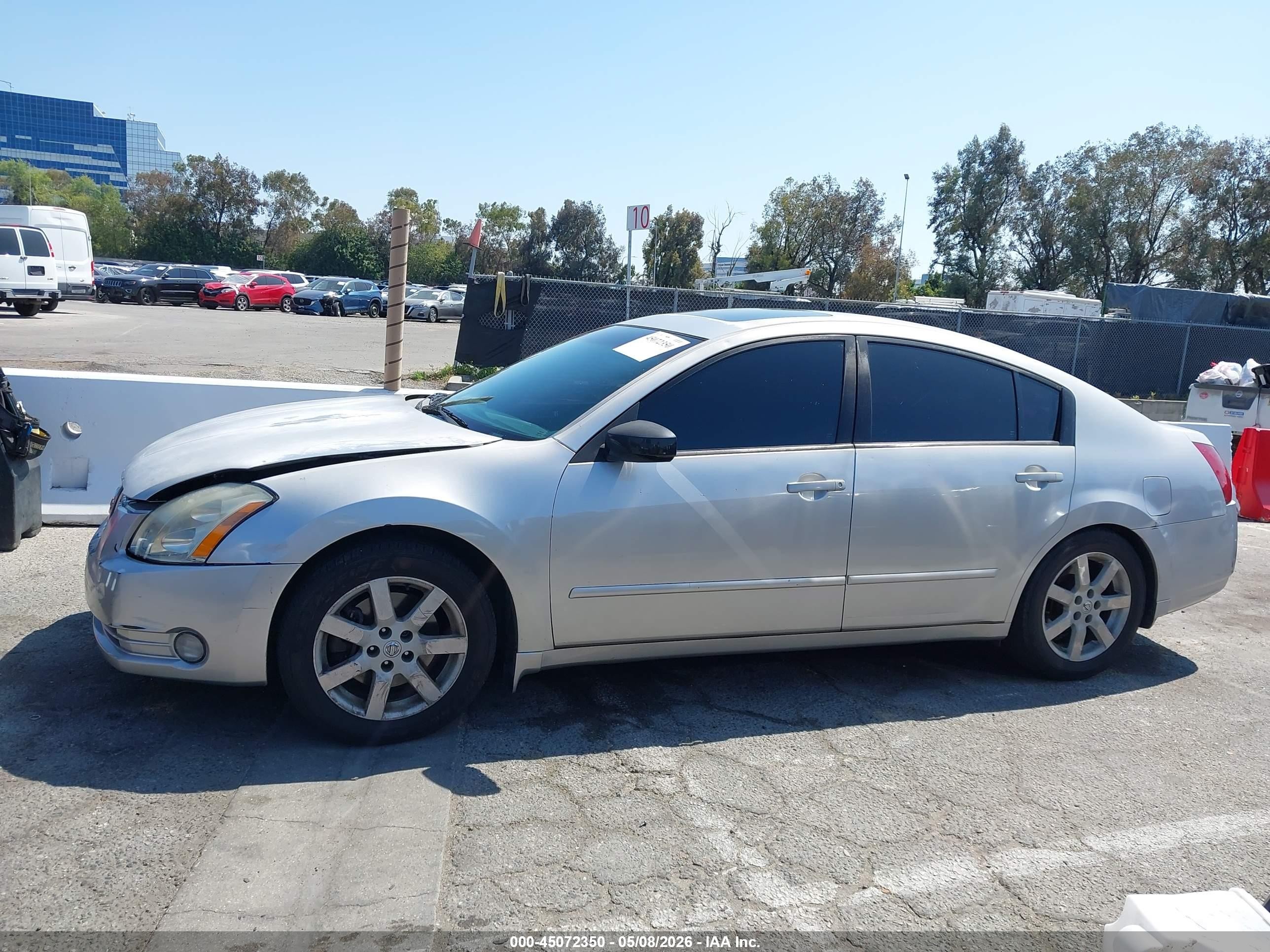 2004 Nissan Maxima 3.5 Sl Silver vin: 1N4BA41E94C886613