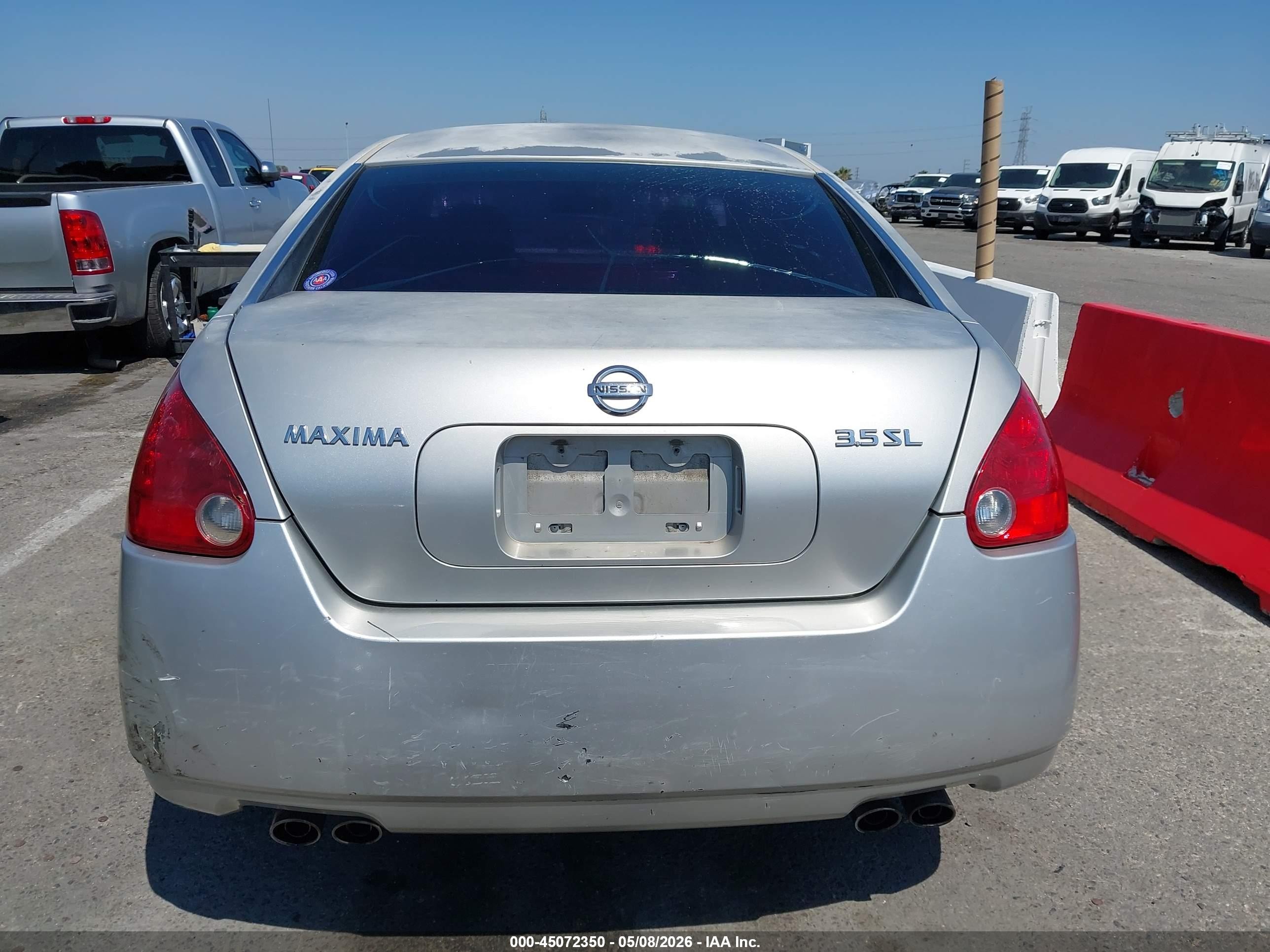 2004 Nissan Maxima 3.5 Sl Silver vin: 1N4BA41E94C886613