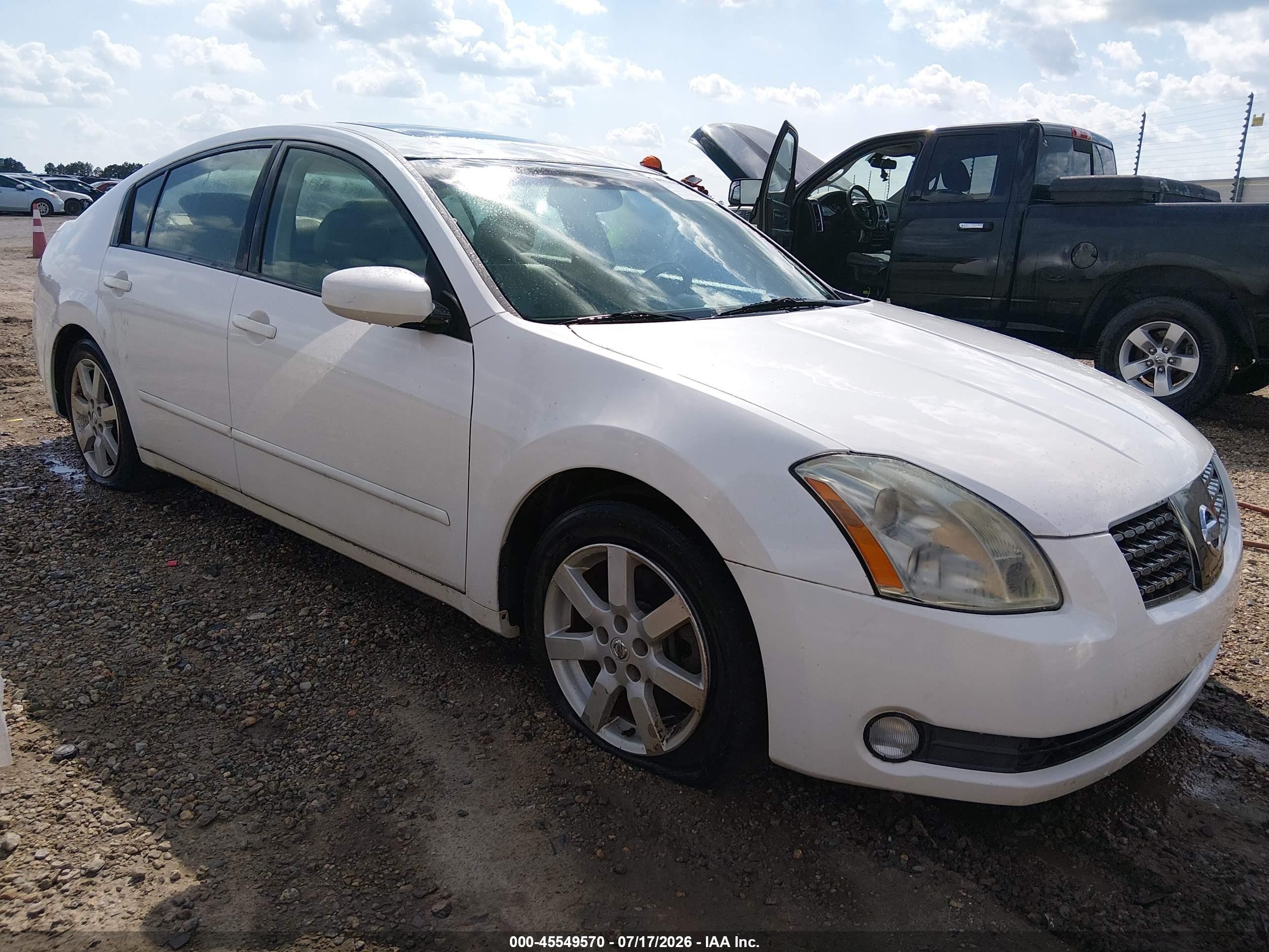 2004 Nissan Maxima 3.5 Sl White vin: 1N4BA41E94C903846