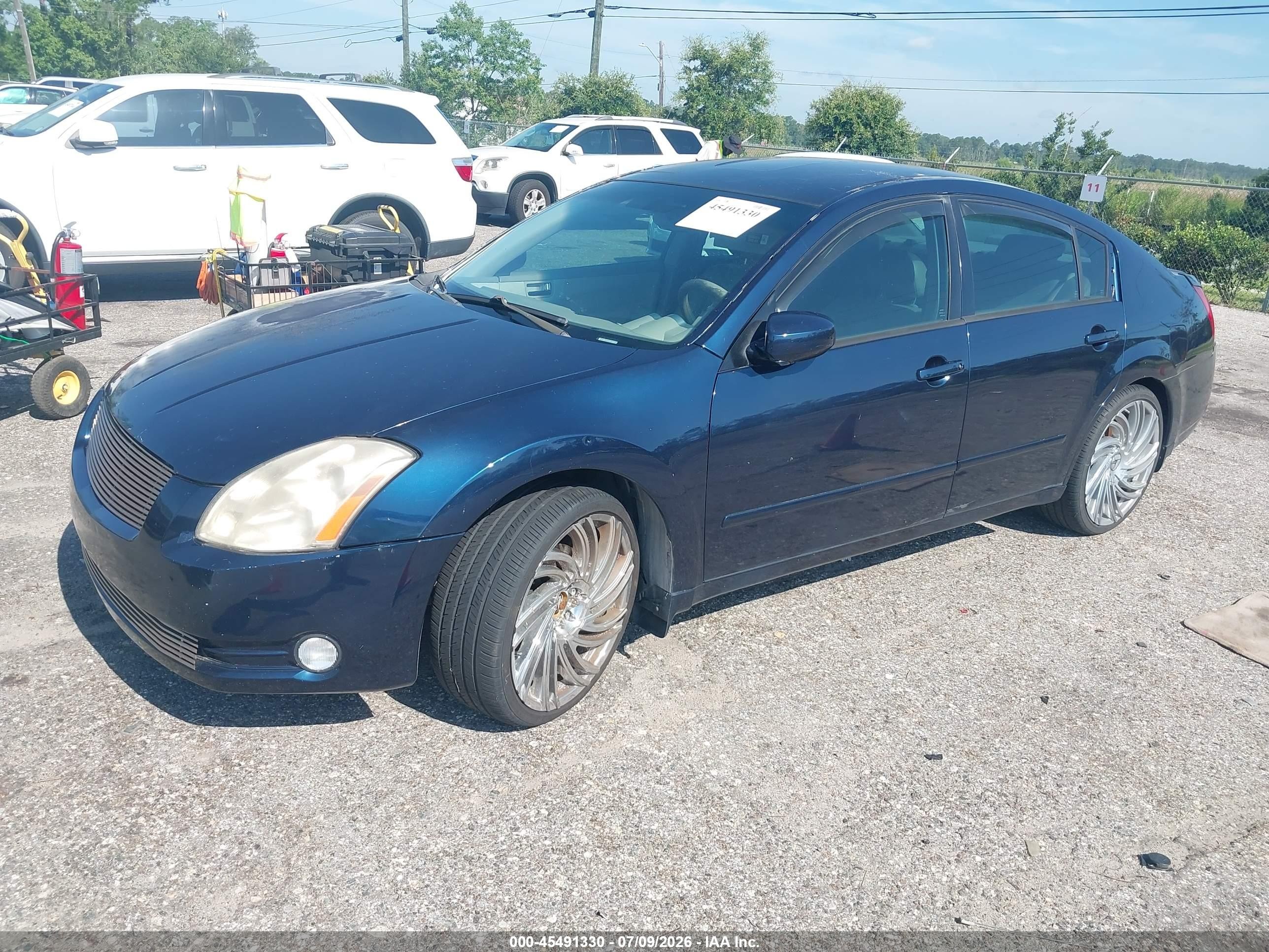 2005 Nissan Maxima 3.5 Se Blue vin: 1N4BA41E95C828860