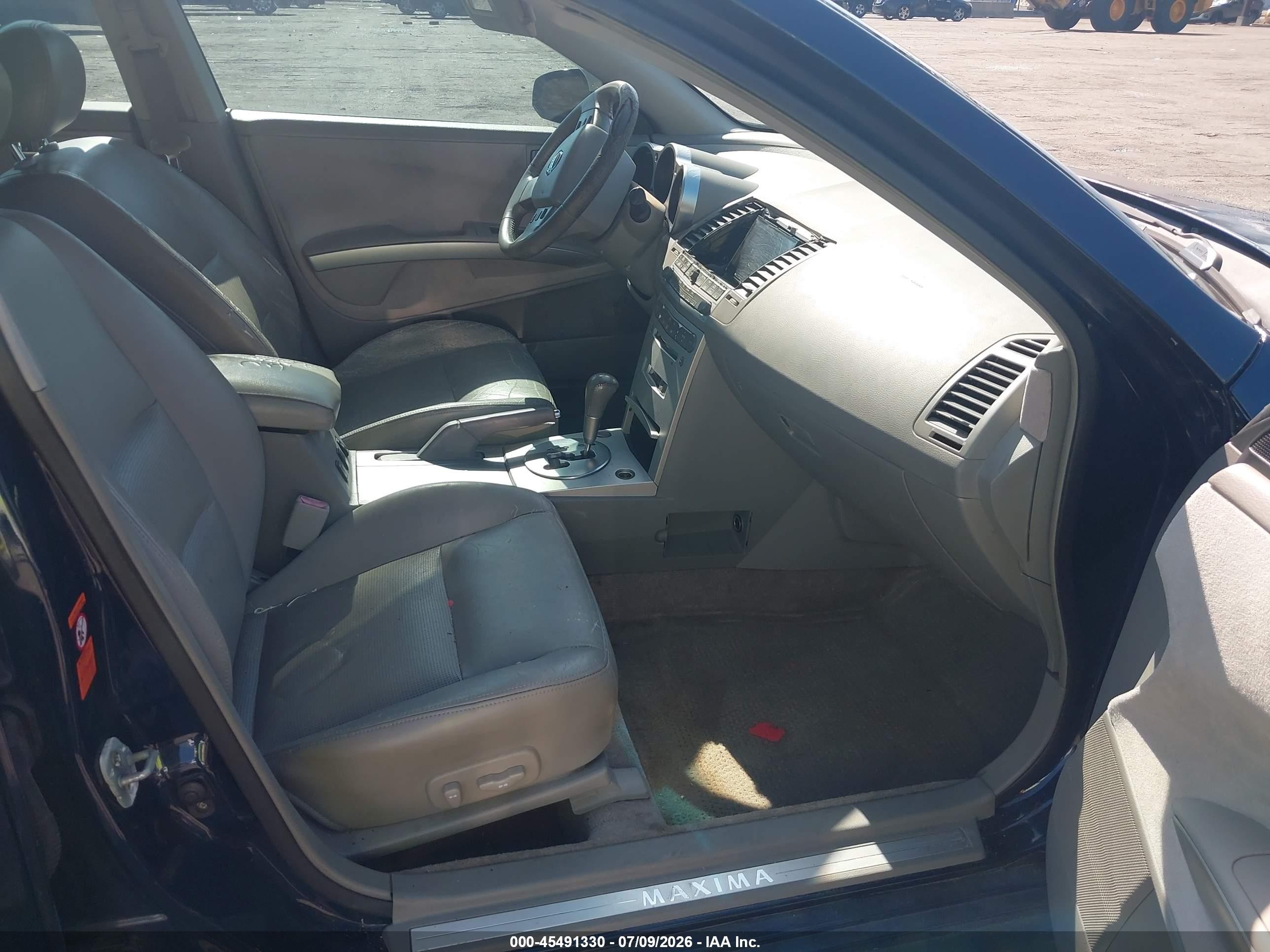 2005 Nissan Maxima 3.5 Se Blue vin: 1N4BA41E95C828860