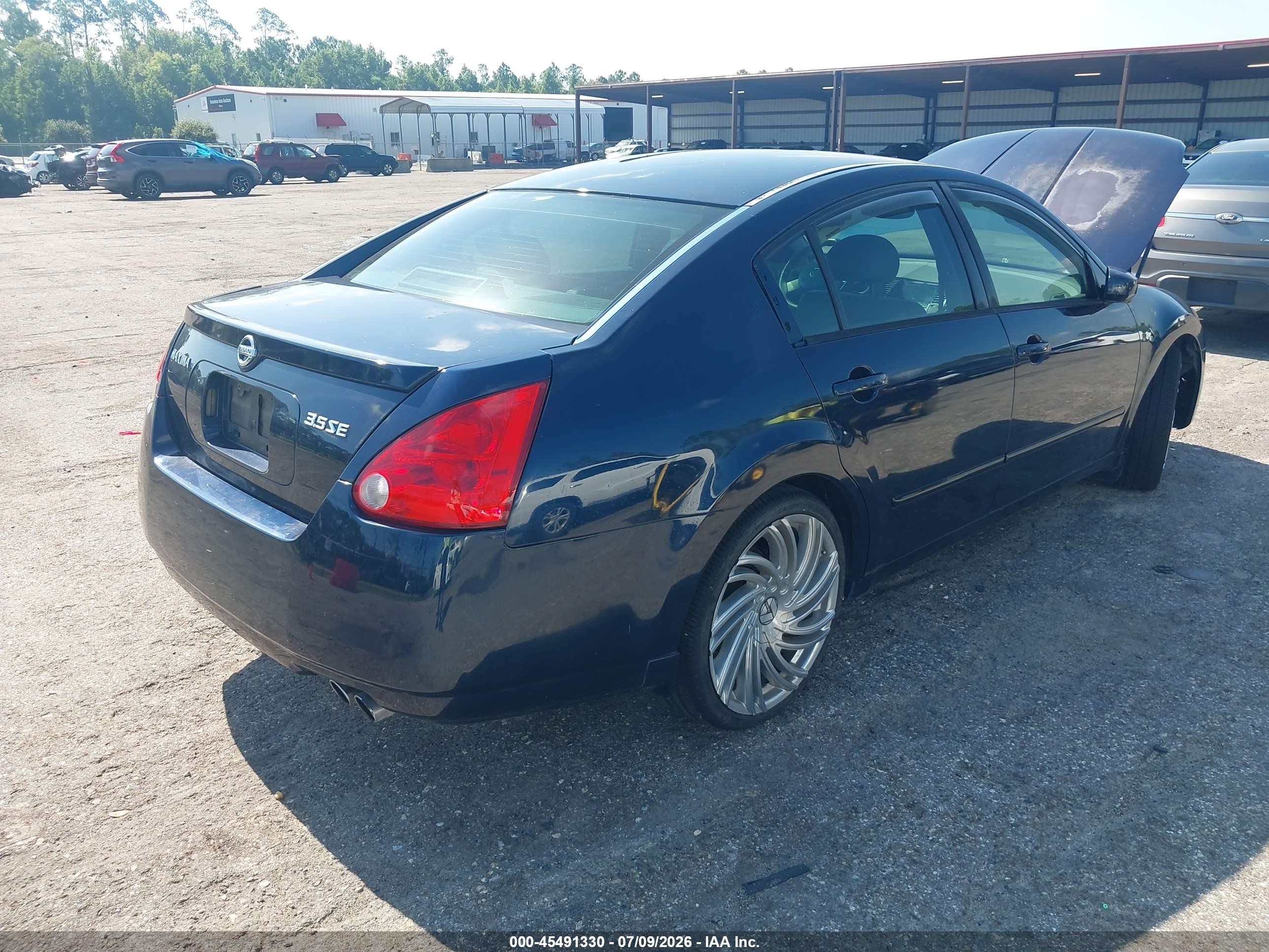2005 Nissan Maxima 3.5 Se Blue vin: 1N4BA41E95C828860