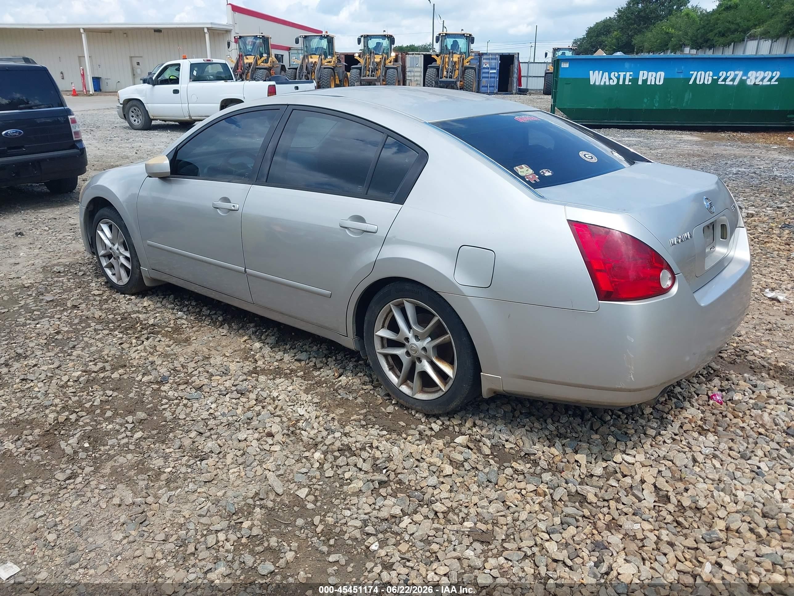 2005 Nissan Maxima 3.5 Sl Silver vin: 1N4BA41E95C854763