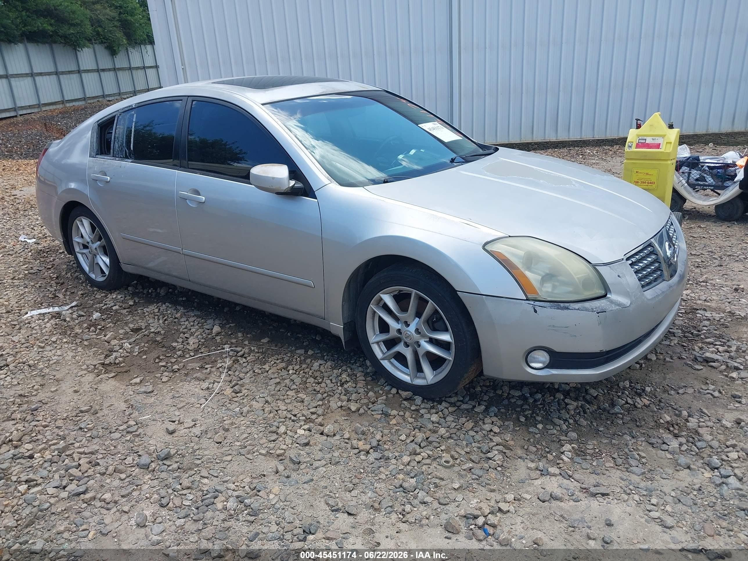 2005 Nissan Maxima 3.5 Sl Silver vin: 1N4BA41E95C854763