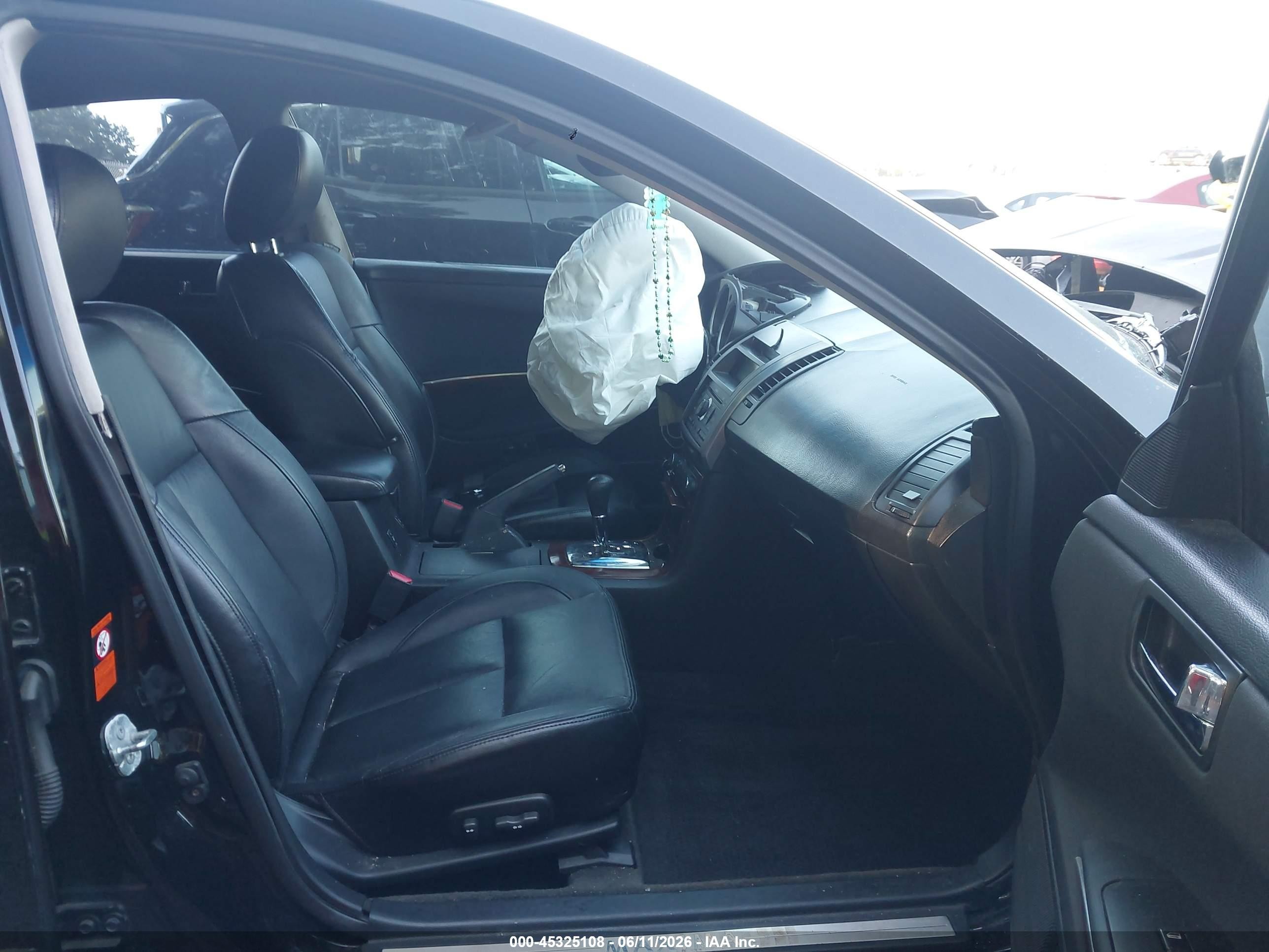 2007 Nissan Maxima 3.5 Sl Black vin: 1N4BA41E97C801371