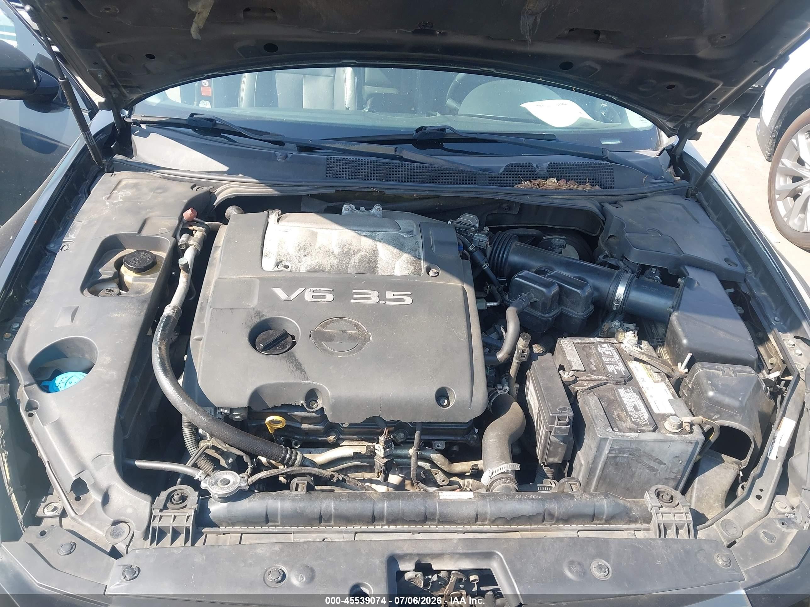 2007 Nissan Maxima 3.5 Se Black vin: 1N4BA41E97C802438