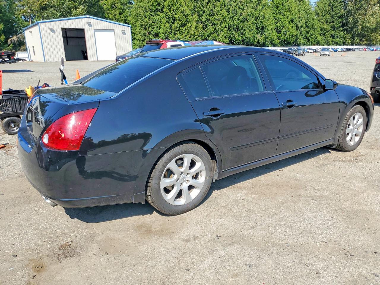 2007 Nissan Maxima 3.5 Se Black vin: 1N4BA41E97C823399