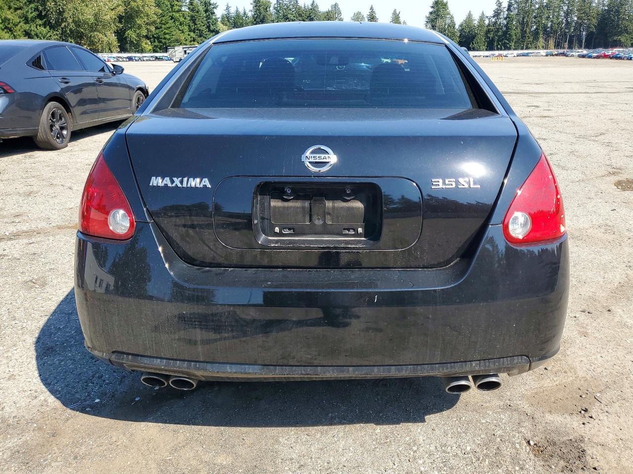 2007 Nissan Maxima 3.5 Se Black vin: 1N4BA41E97C823399