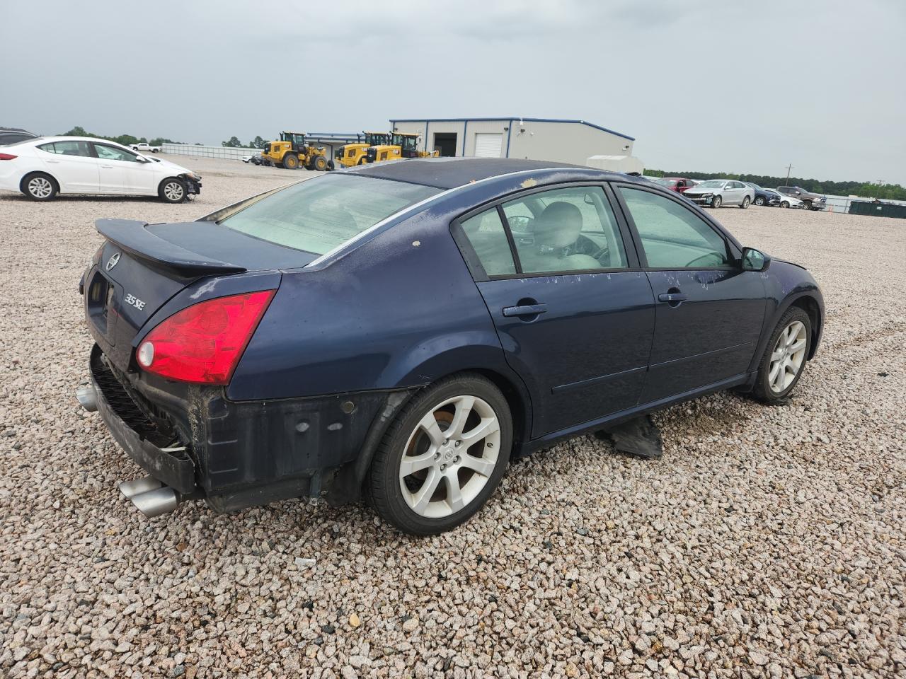 2007 Nissan Maxima 3.5 Se Blue vin: 1N4BA41E97C825170