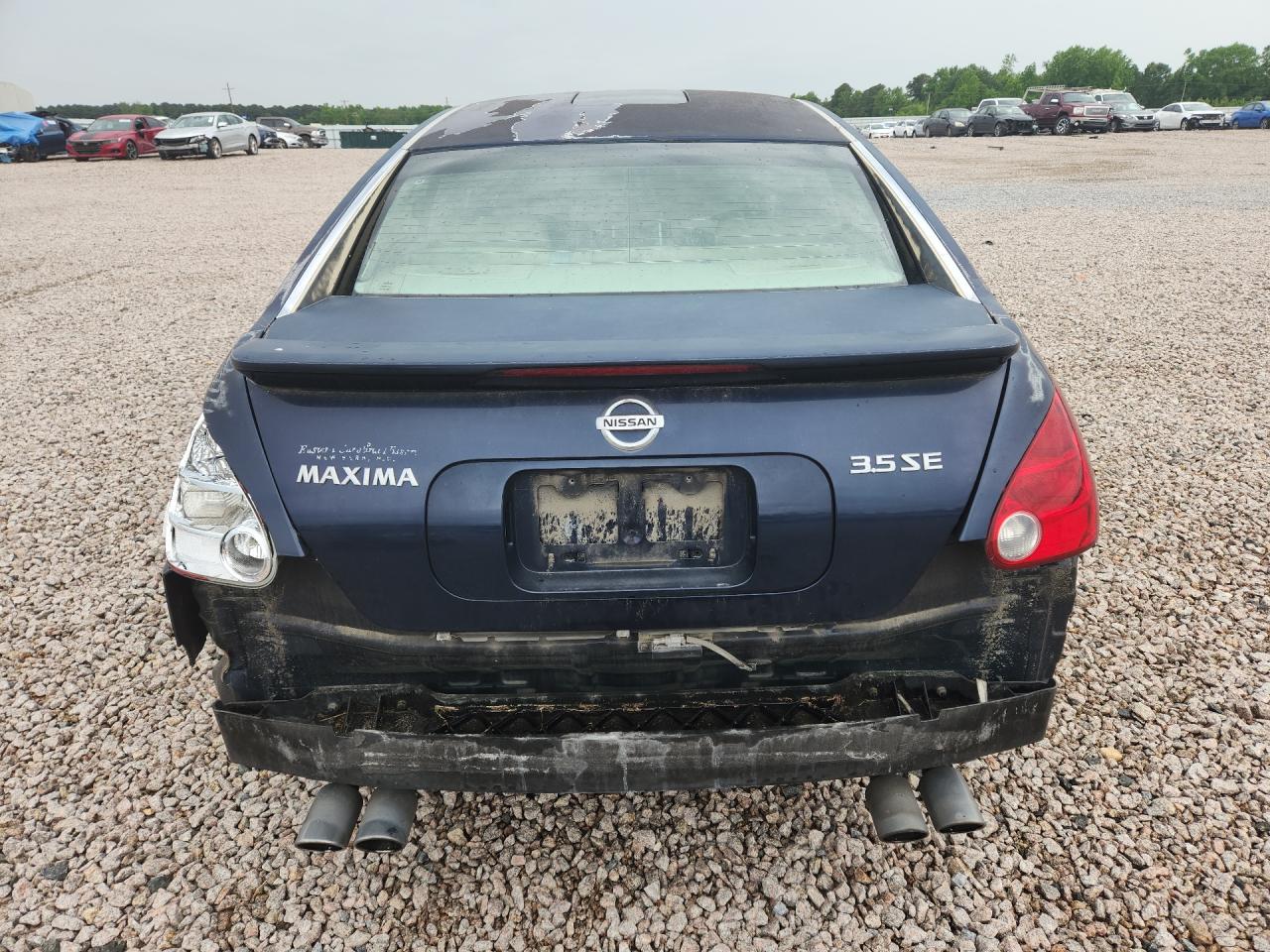 2007 Nissan Maxima 3.5 Se Blue vin: 1N4BA41E97C825170