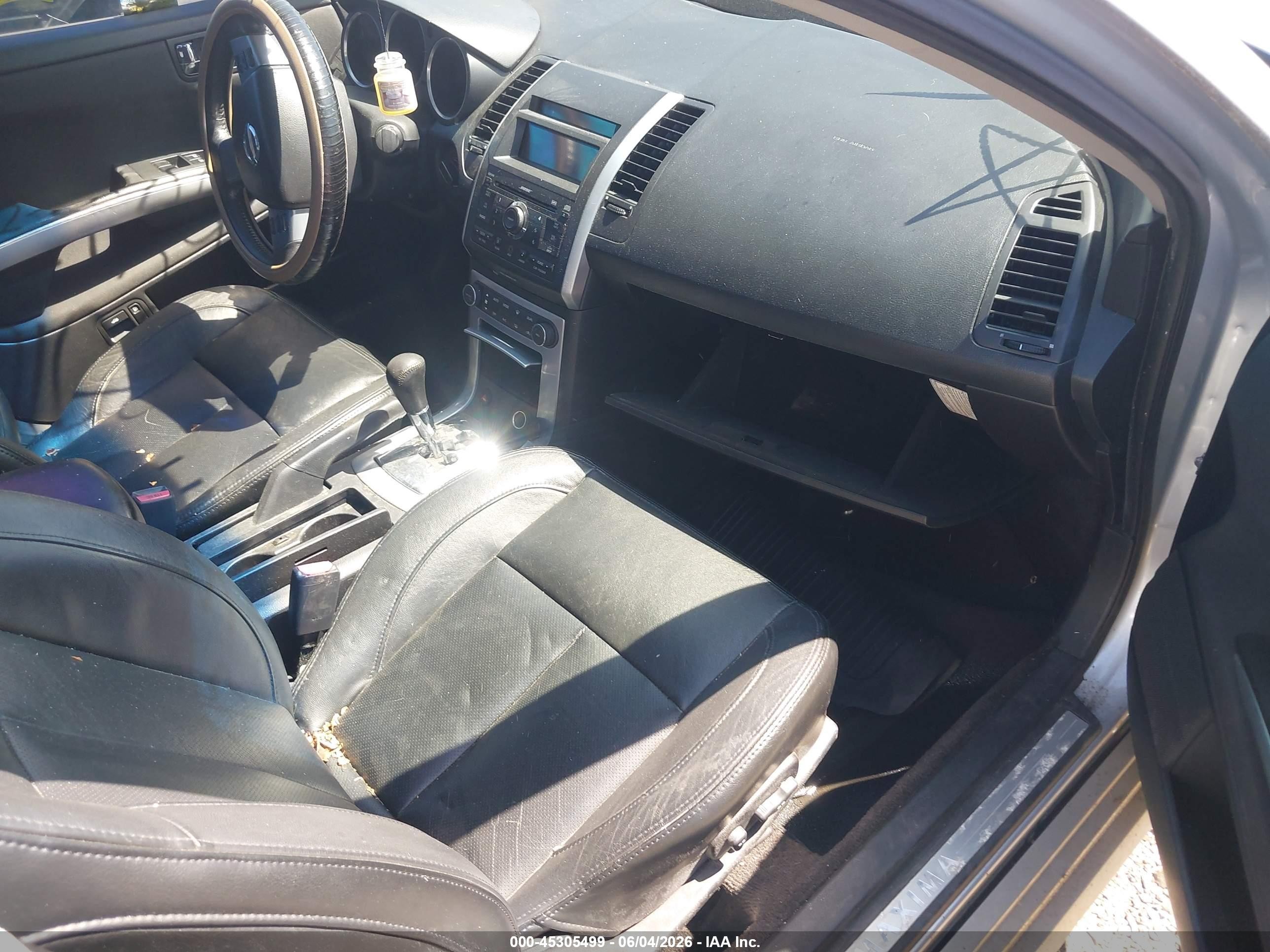 2007 Nissan Maxima 3.5 Se Silver vin: 1N4BA41E97C840638