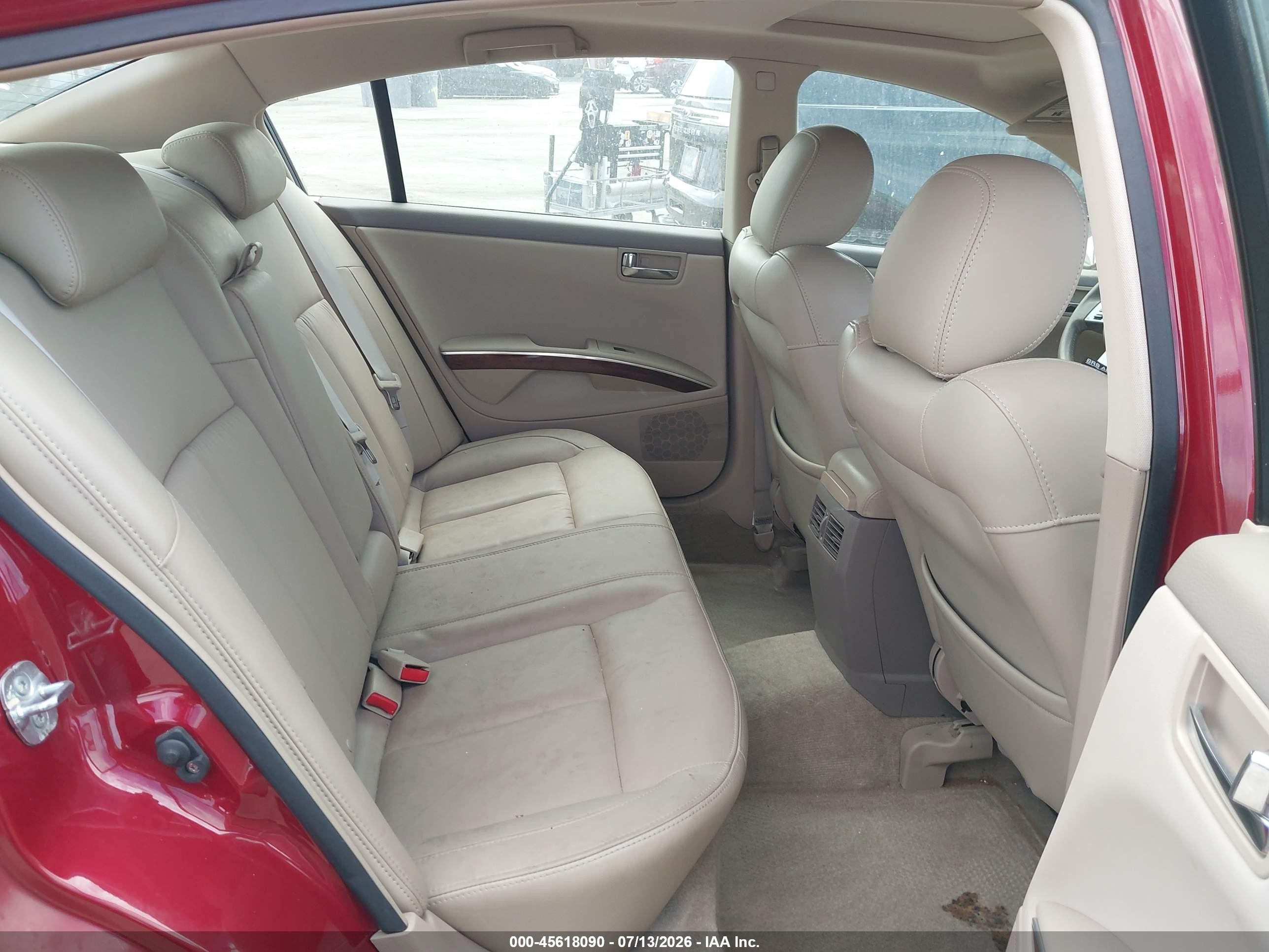 2007 Nissan Maxima 3.5 Sl Red vin: 1N4BA41E97C853499