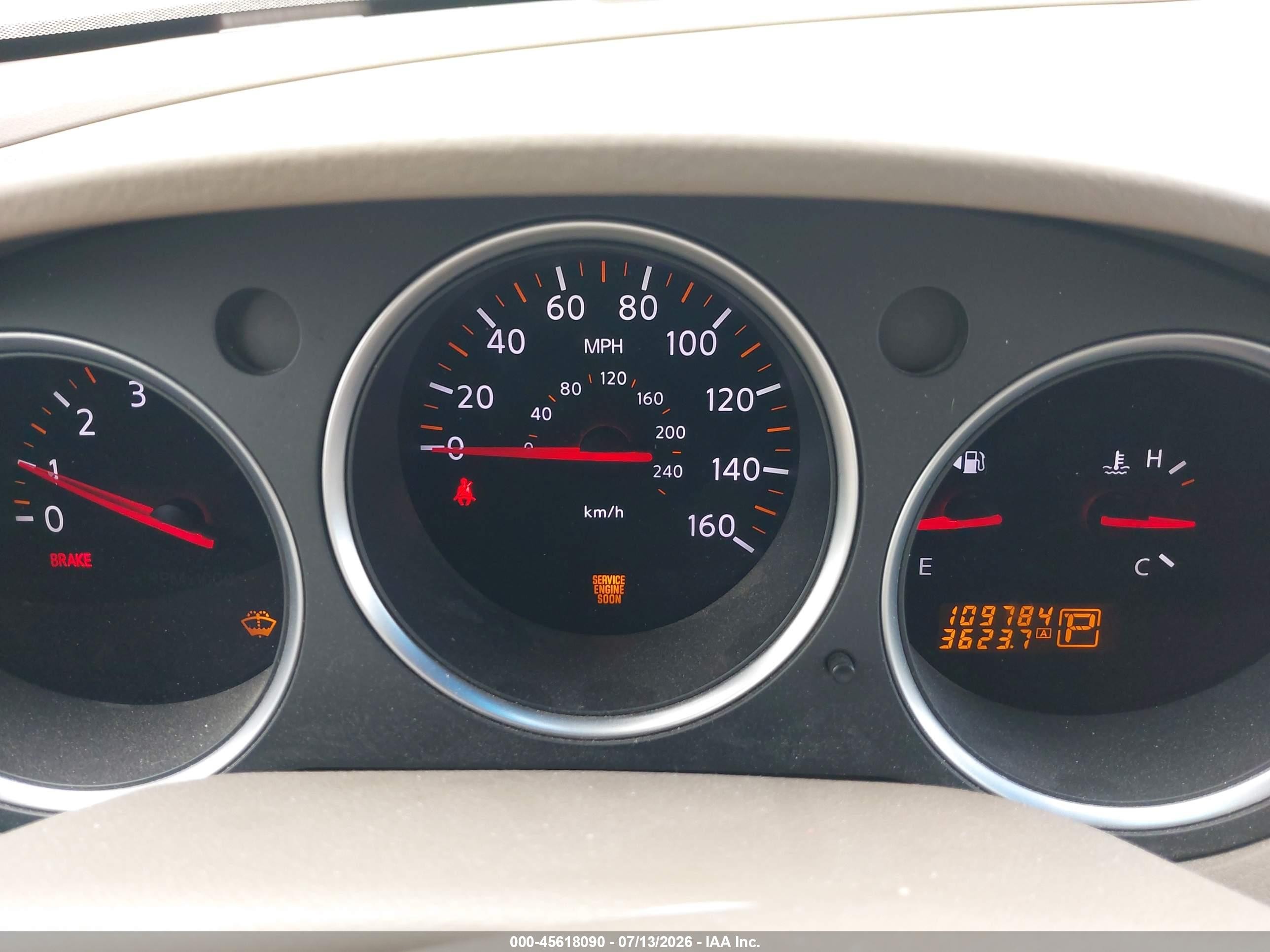 2007 Nissan Maxima 3.5 Sl Red vin: 1N4BA41E97C853499