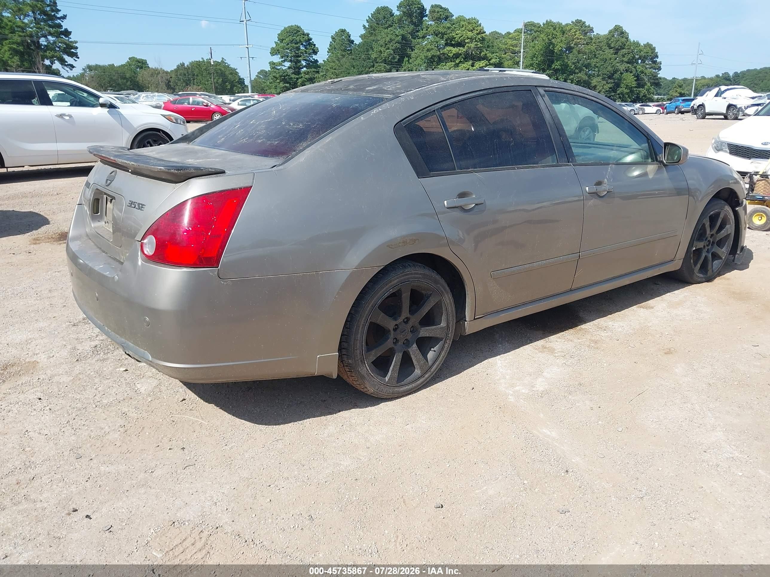 2008 Nissan Maxima 3.5 Se Champagne vin: 1N4BA41E98C803509