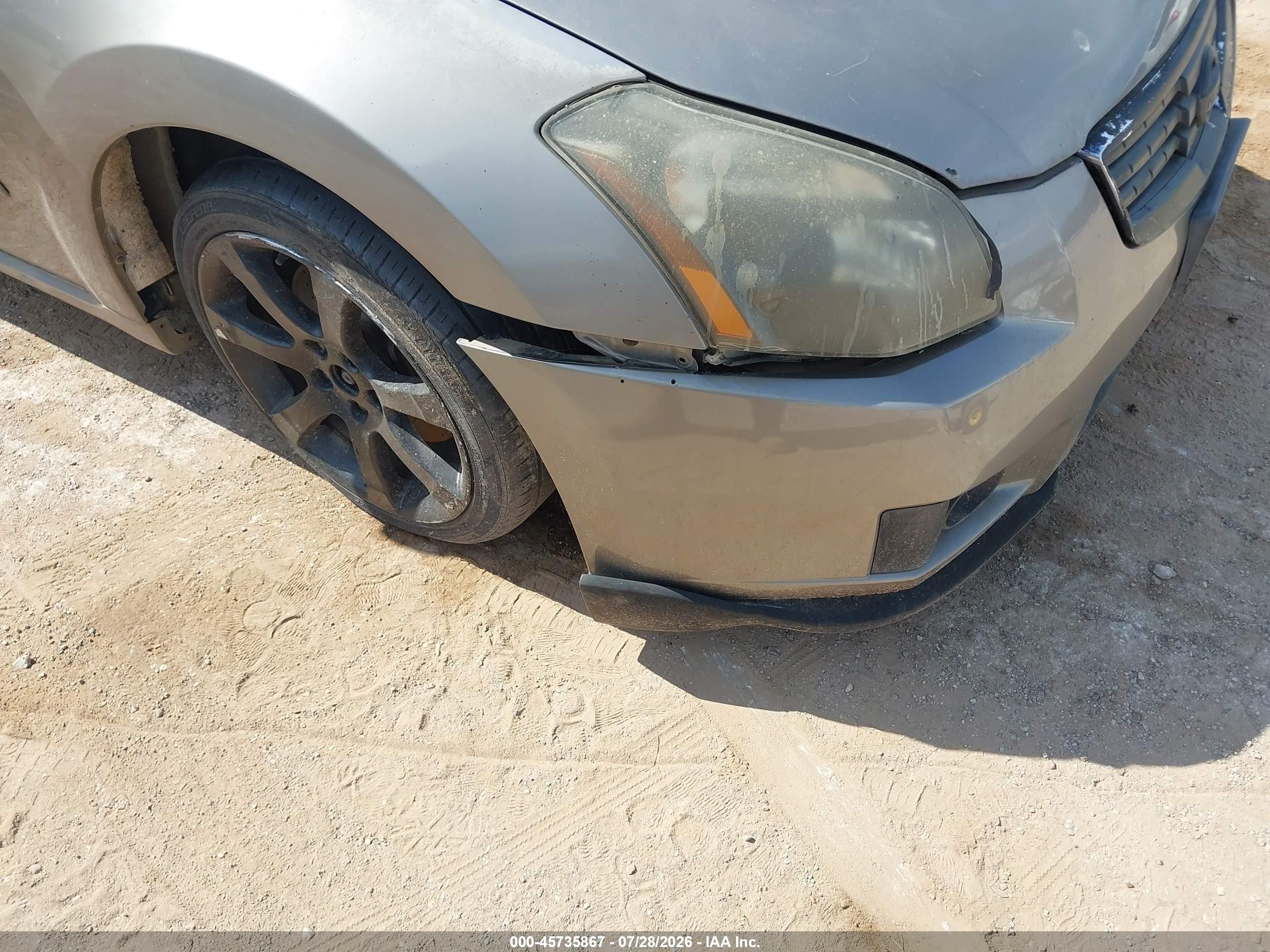2008 Nissan Maxima 3.5 Se Champagne vin: 1N4BA41E98C803509