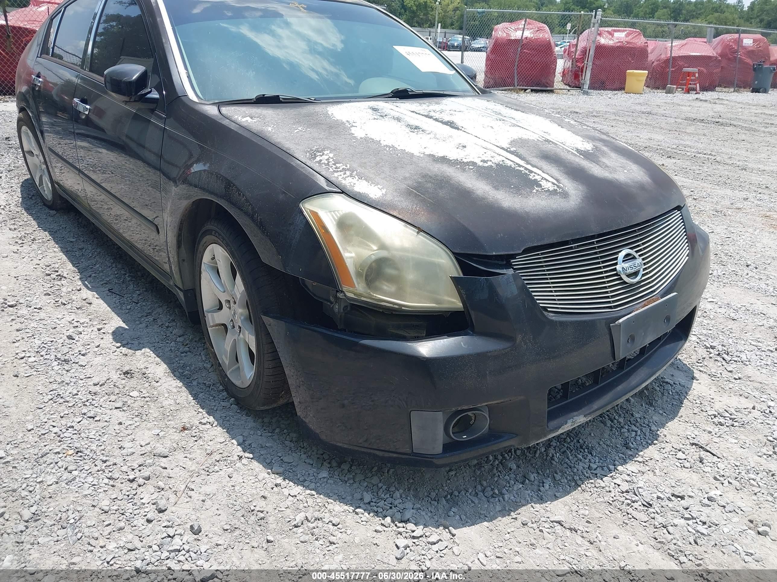 2008 Nissan Maxima 3.5 Se Черный vin: 1N4BA41E98C829530