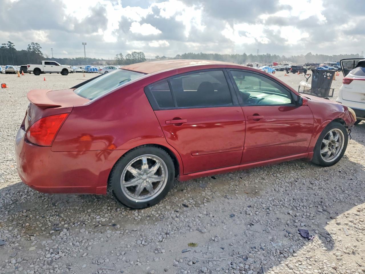 2008 Nissan Maxima 3.5 Se Red vin: 1N4BA41E98C832704