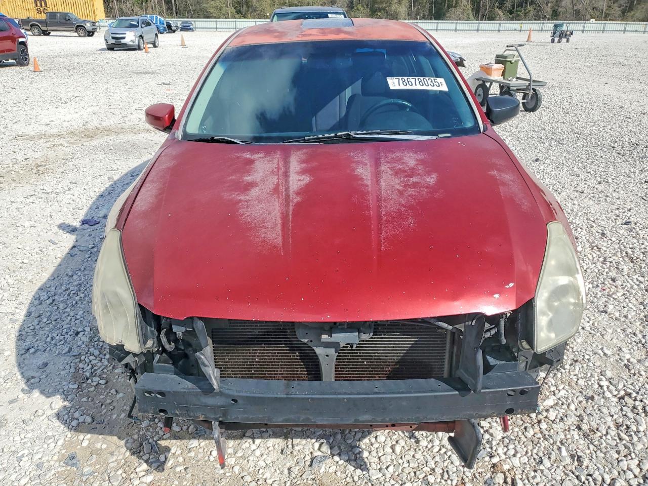 2008 Nissan Maxima 3.5 Se Red vin: 1N4BA41E98C832704