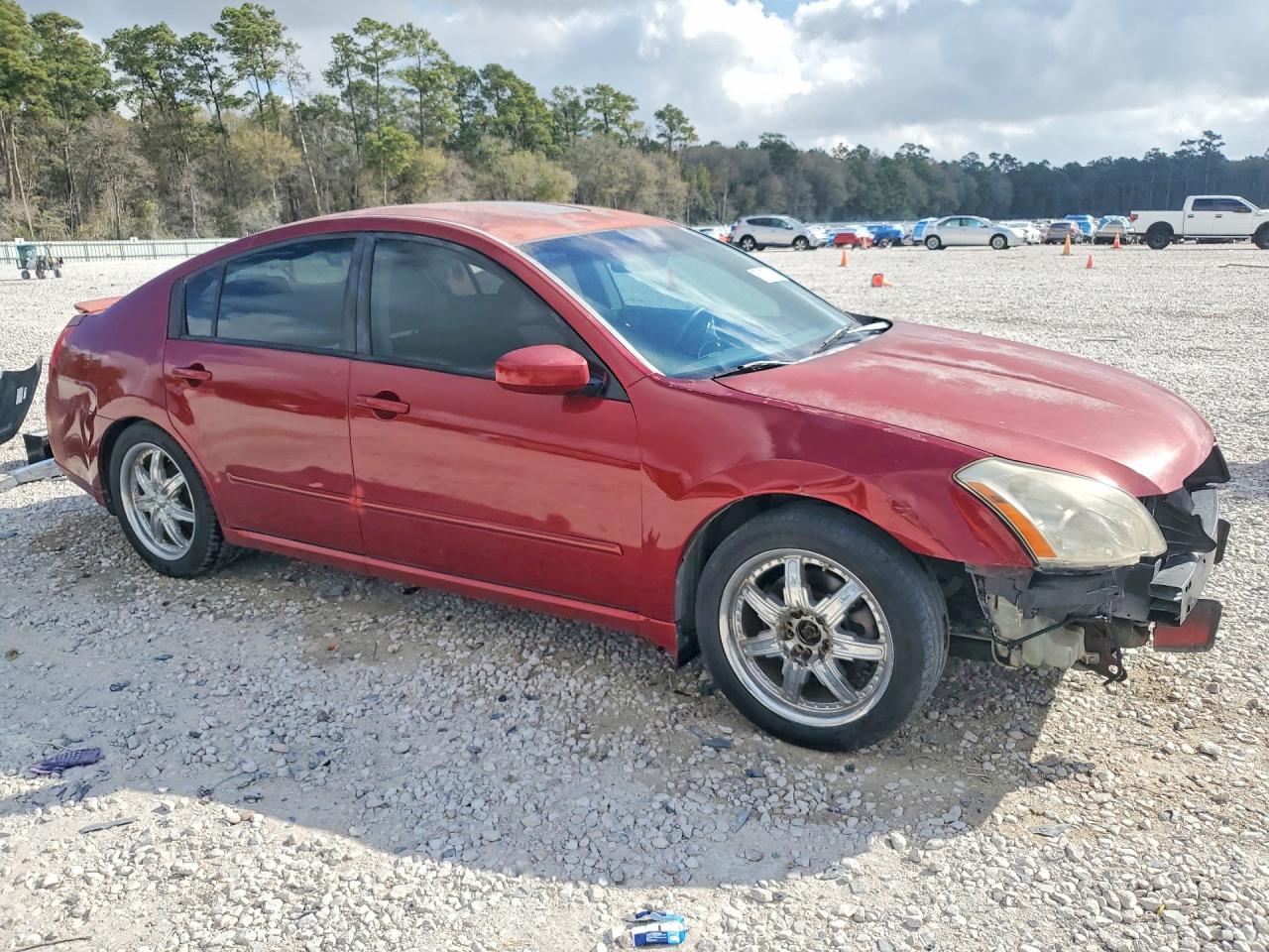 2008 Nissan Maxima 3.5 Se Red vin: 1N4BA41E98C832704