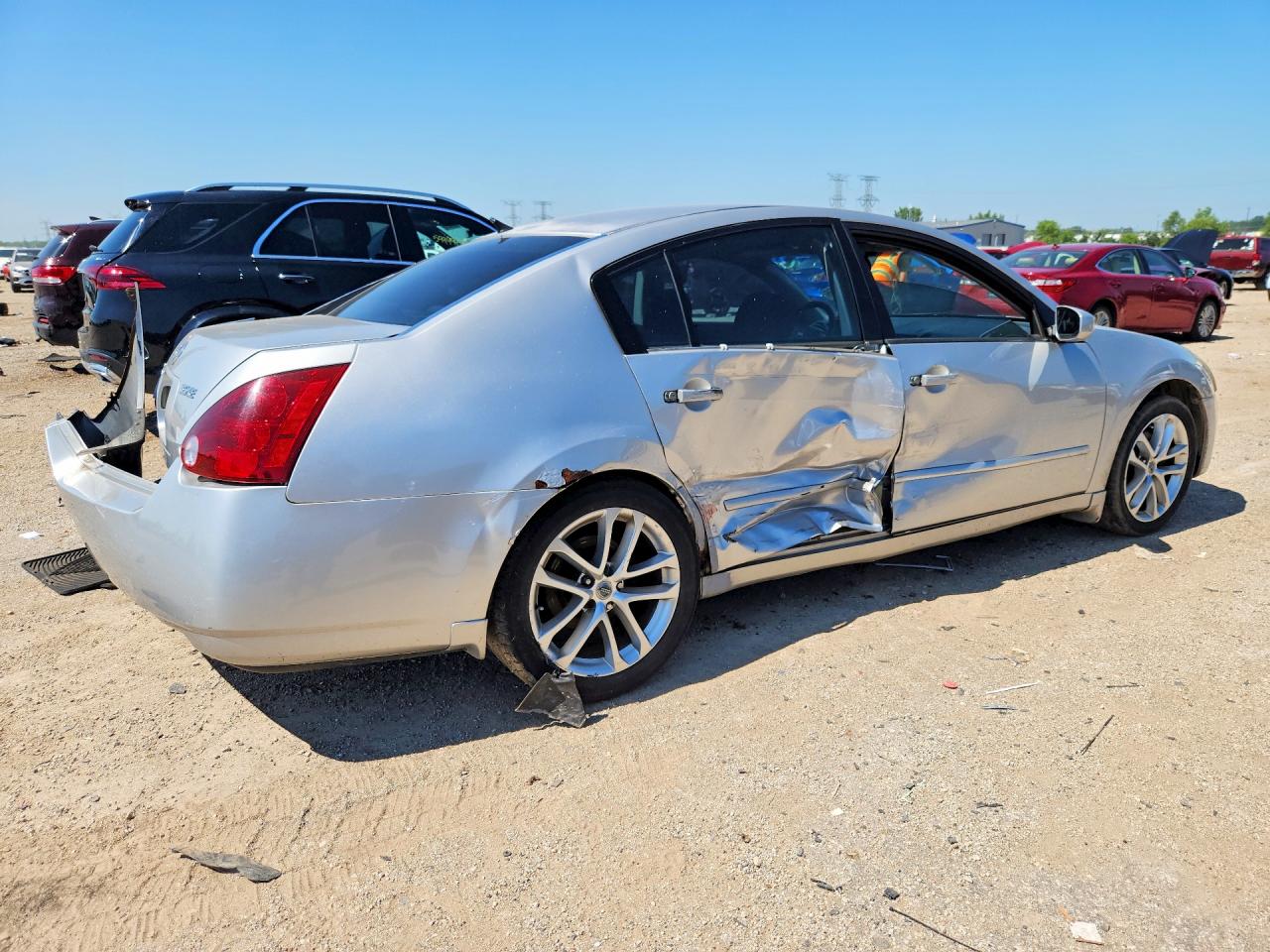 2004 Nissan Maxima Se/sl Silver vin: 1N4BA41EX4C802279