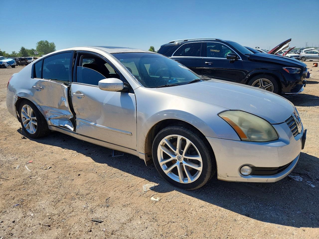 2004 Nissan Maxima Se/sl Silver vin: 1N4BA41EX4C802279