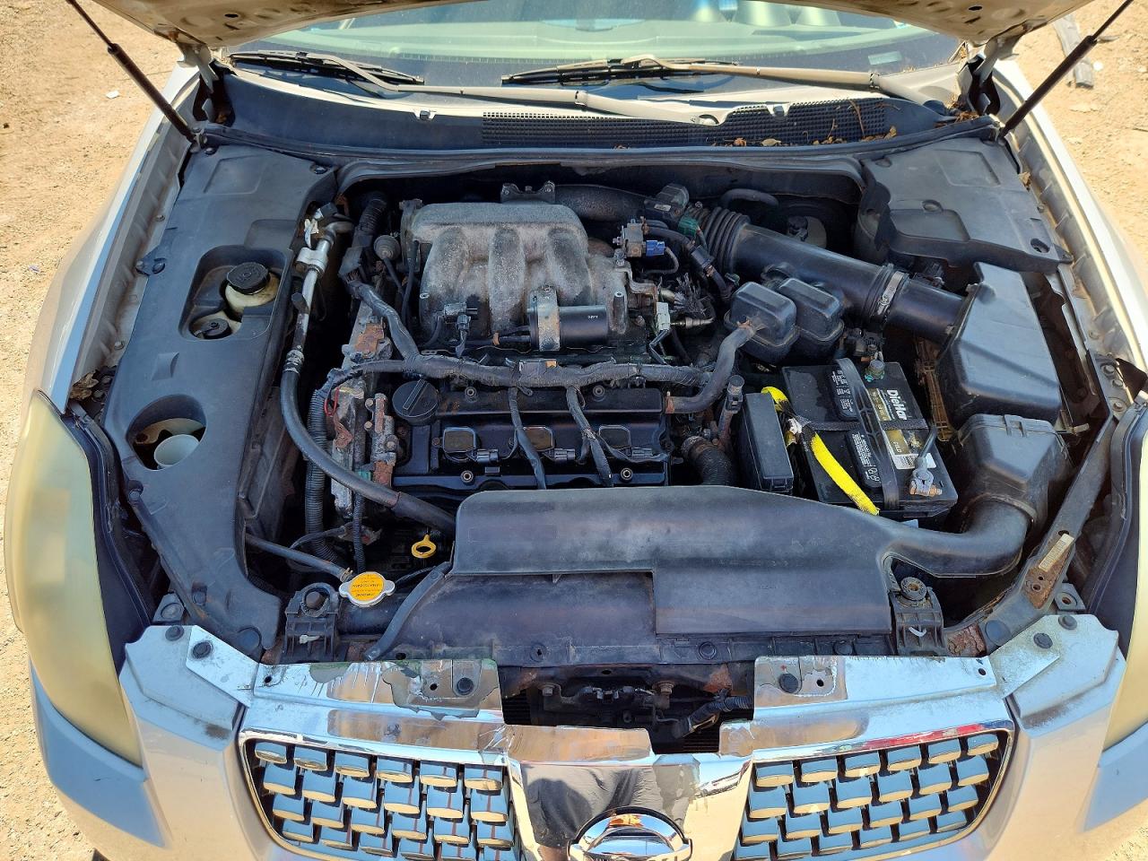 2004 Nissan Maxima Se/sl Silver vin: 1N4BA41EX4C802279