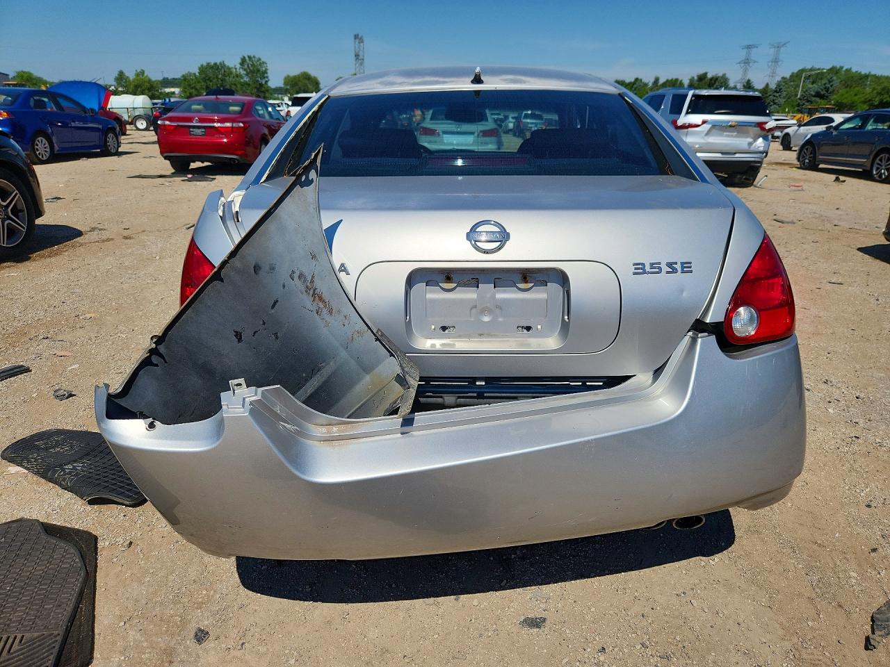 2004 Nissan Maxima Se/sl Silver vin: 1N4BA41EX4C802279
