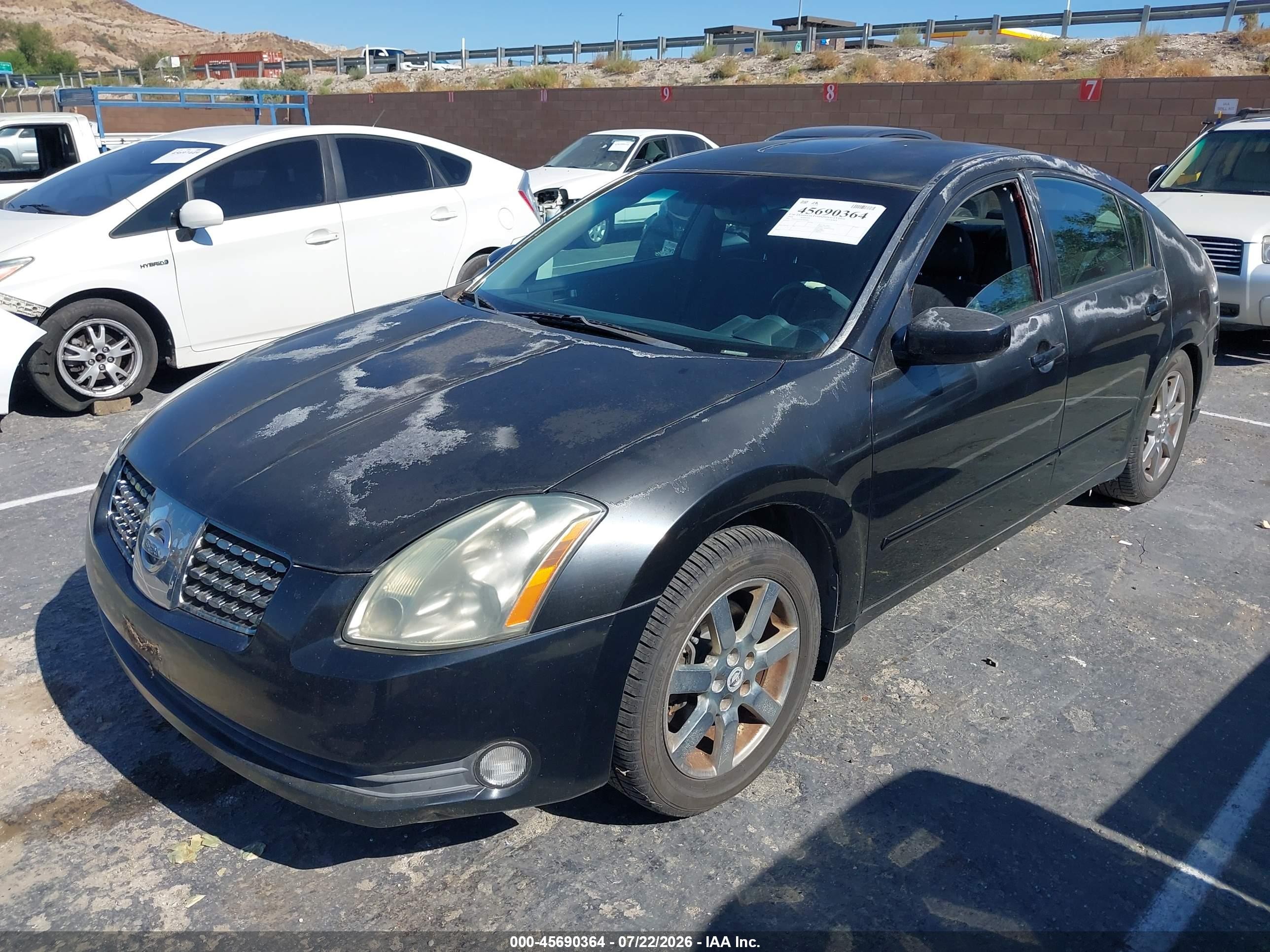 2004 Nissan Maxima 3.5 Sl Black vin: 1N4BA41EX4C835962