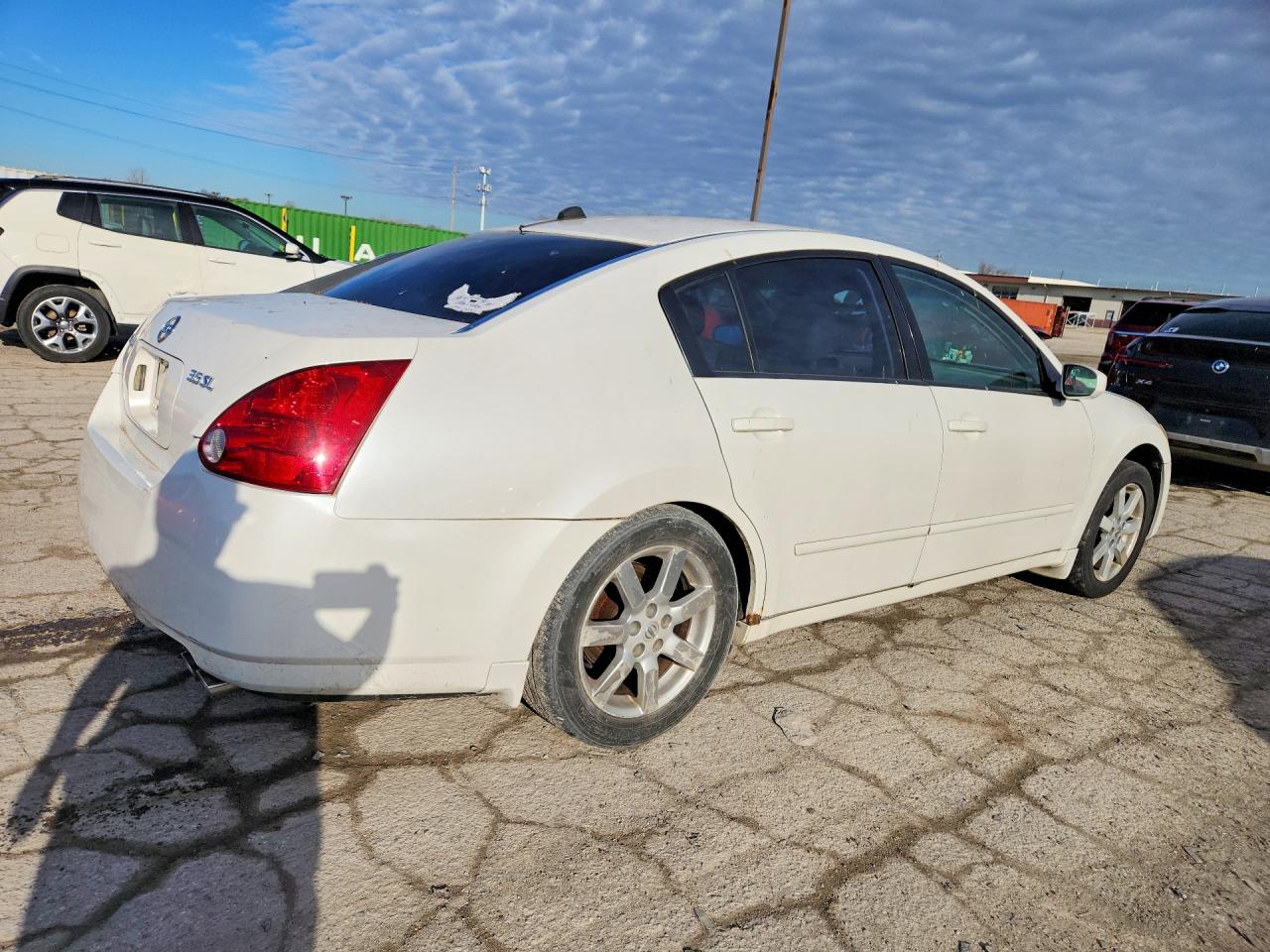 2004 Nissan Maxima 3.5 Se Белый vin: 1N4BA41EX4C859713