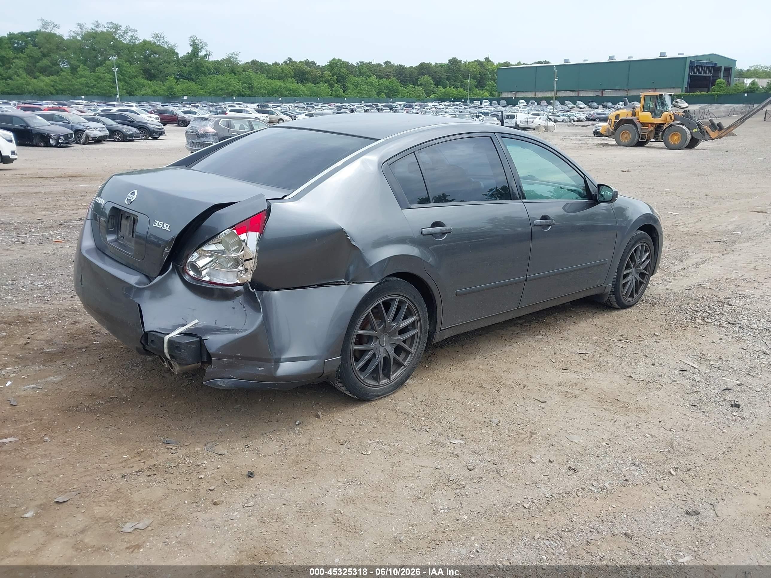 2005 Nissan Maxima 3.5 Sl Серый vin: 1N4BA41EX5C829600