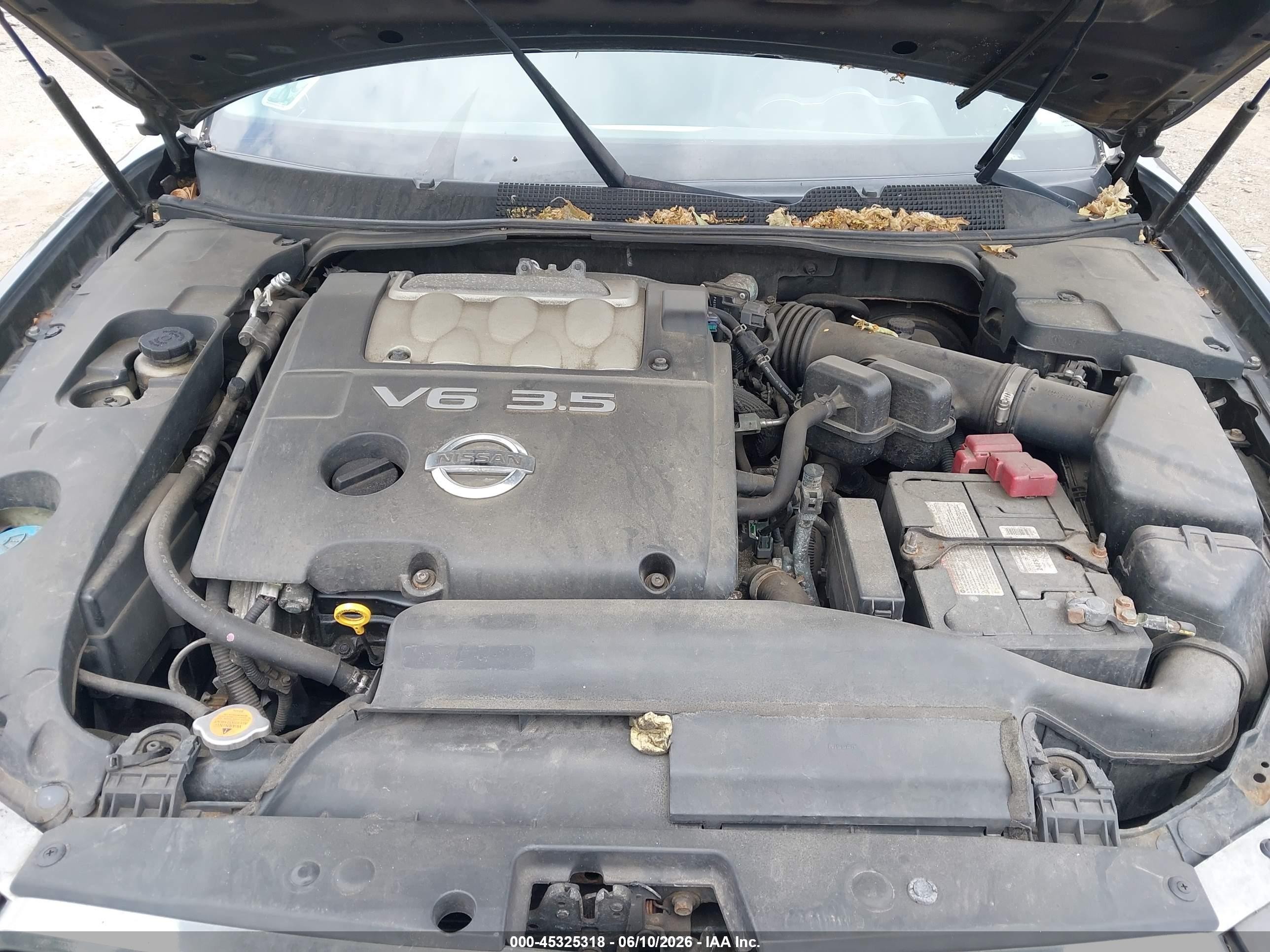 2005 Nissan Maxima 3.5 Sl Серый vin: 1N4BA41EX5C829600