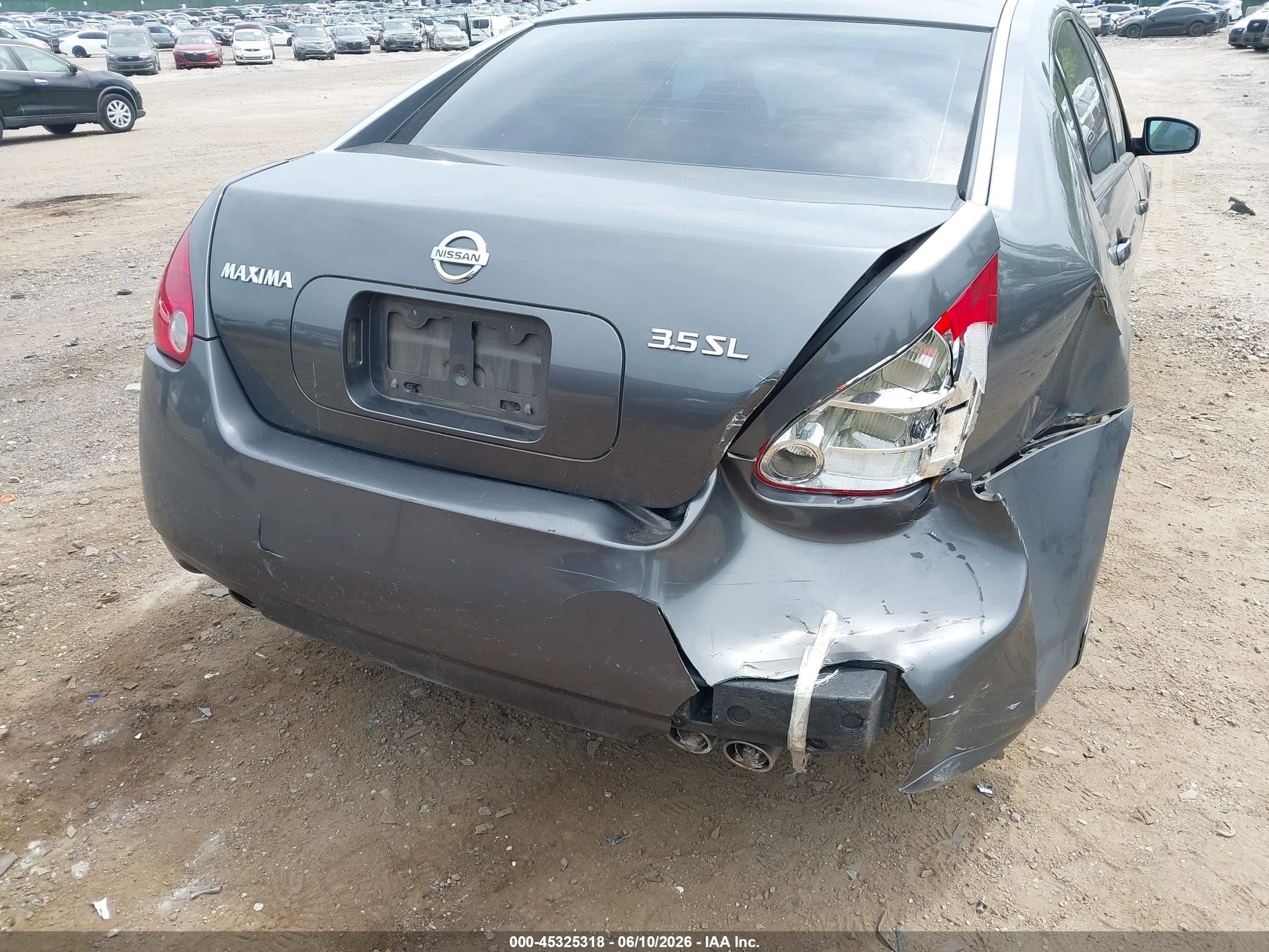 2005 Nissan Maxima 3.5 Sl Серый vin: 1N4BA41EX5C829600