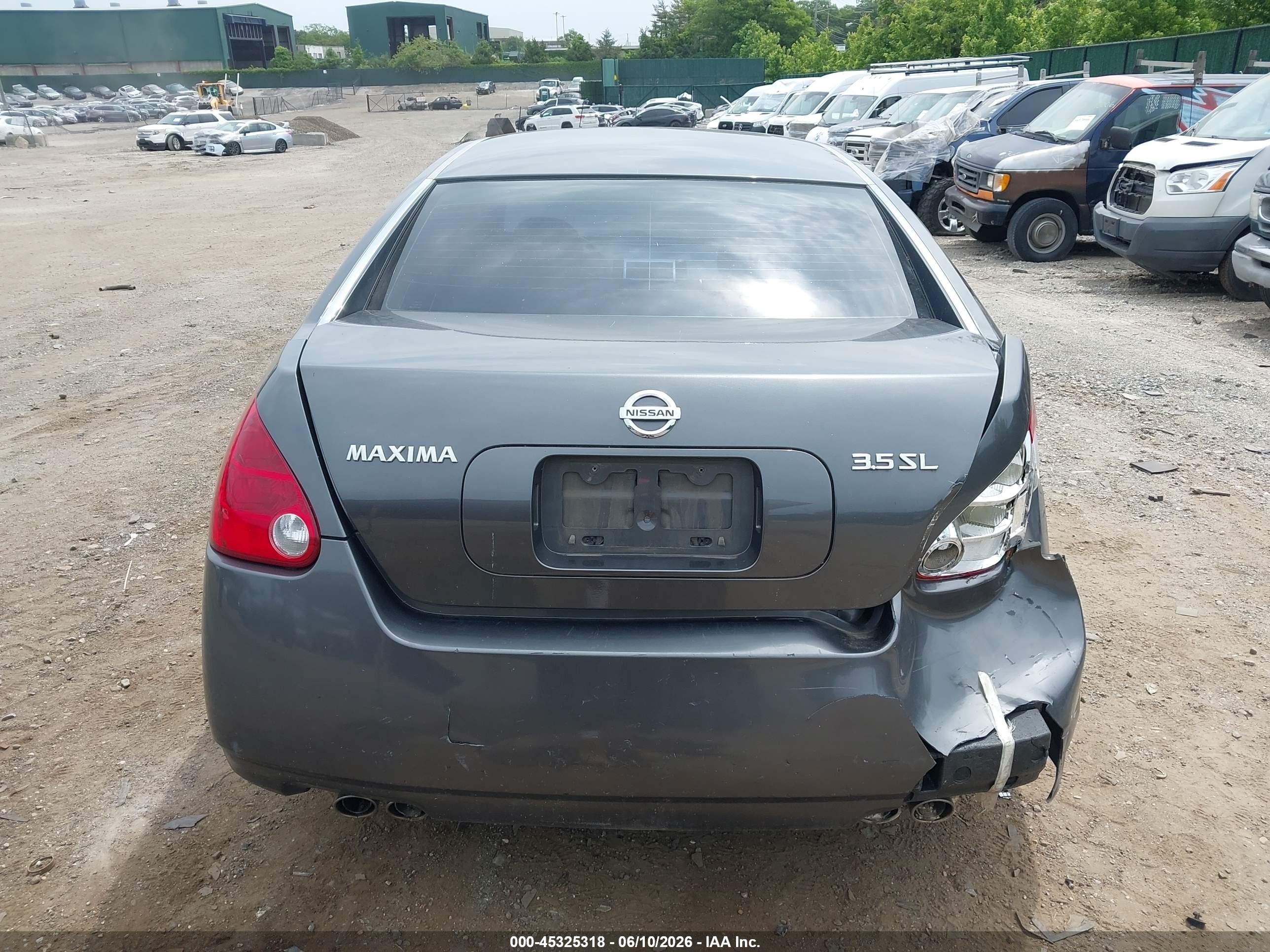 2005 Nissan Maxima 3.5 Sl Серый vin: 1N4BA41EX5C829600
