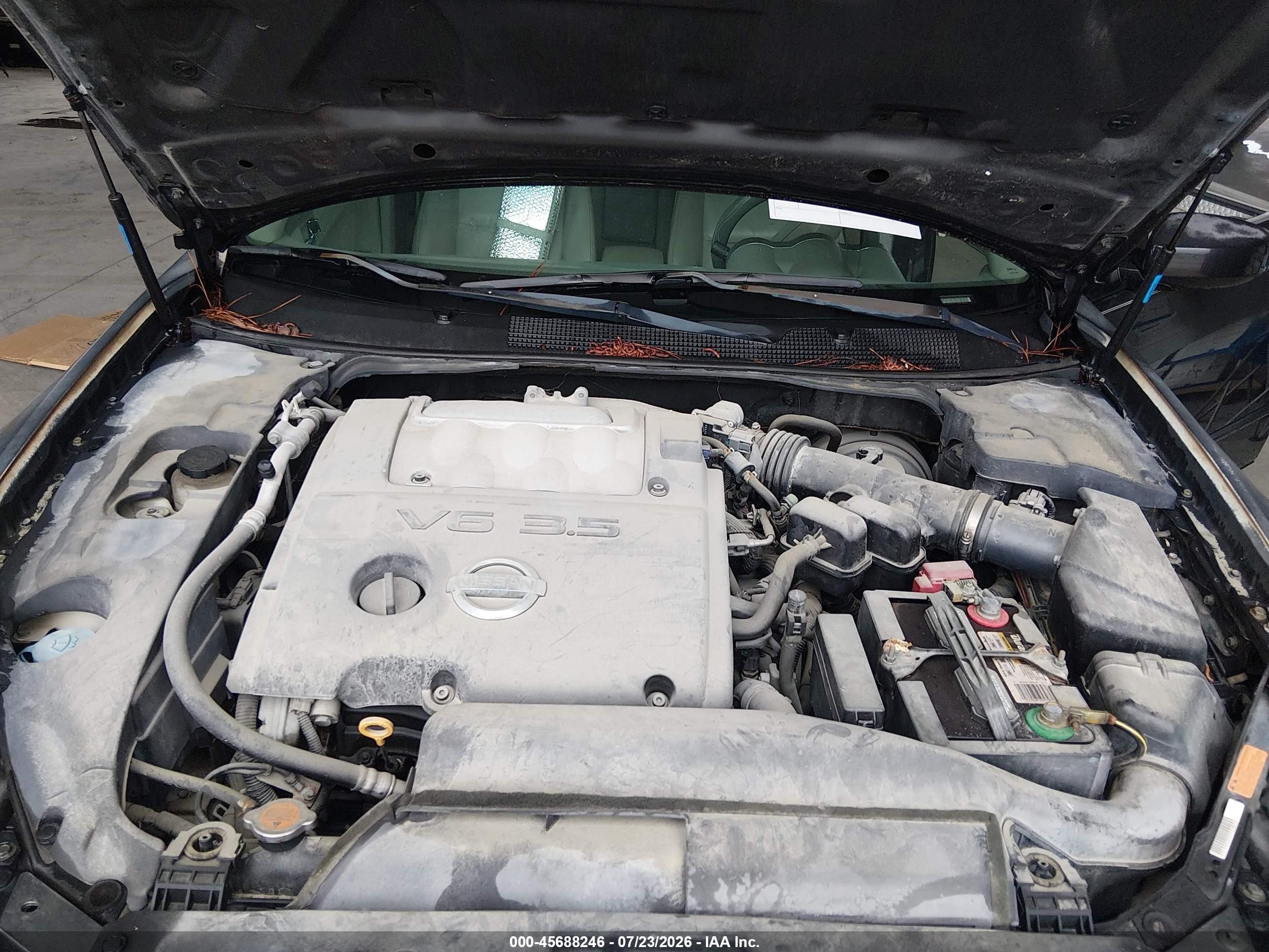 2005 Nissan Maxima 3.5 Se Черный vin: 1N4BA41EX5C873029