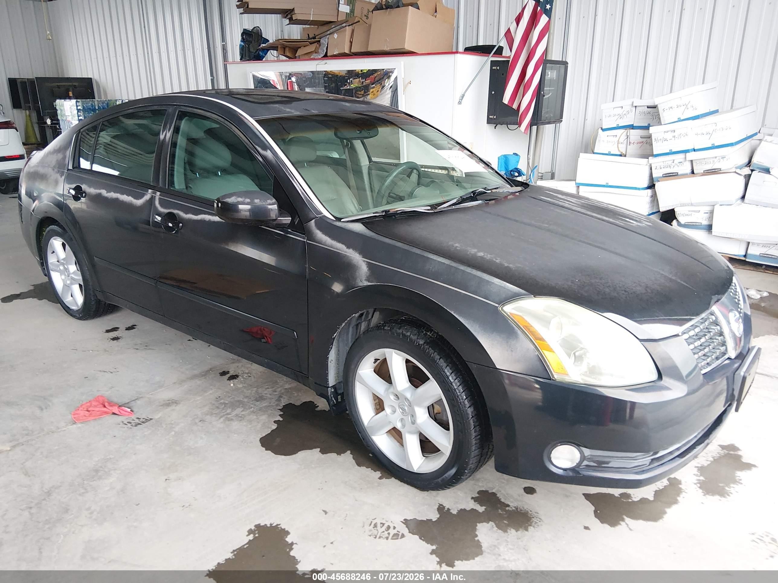 2005 Nissan Maxima 3.5 Se Черный vin: 1N4BA41EX5C873029