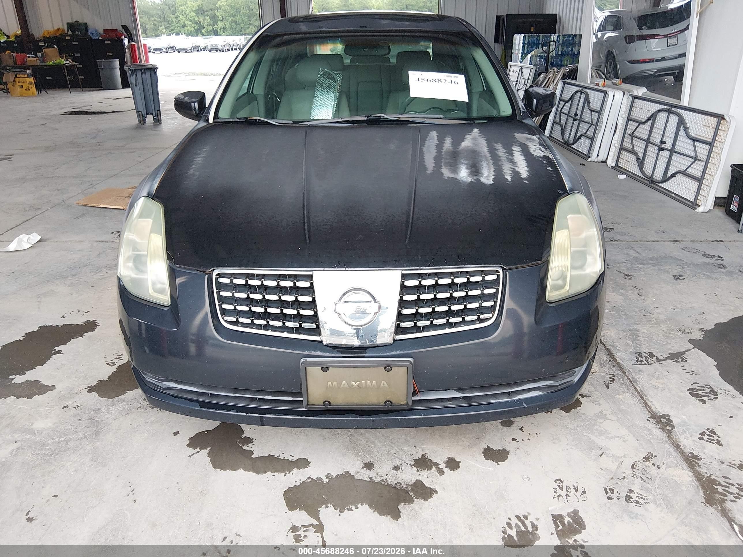 2005 Nissan Maxima 3.5 Se Черный vin: 1N4BA41EX5C873029