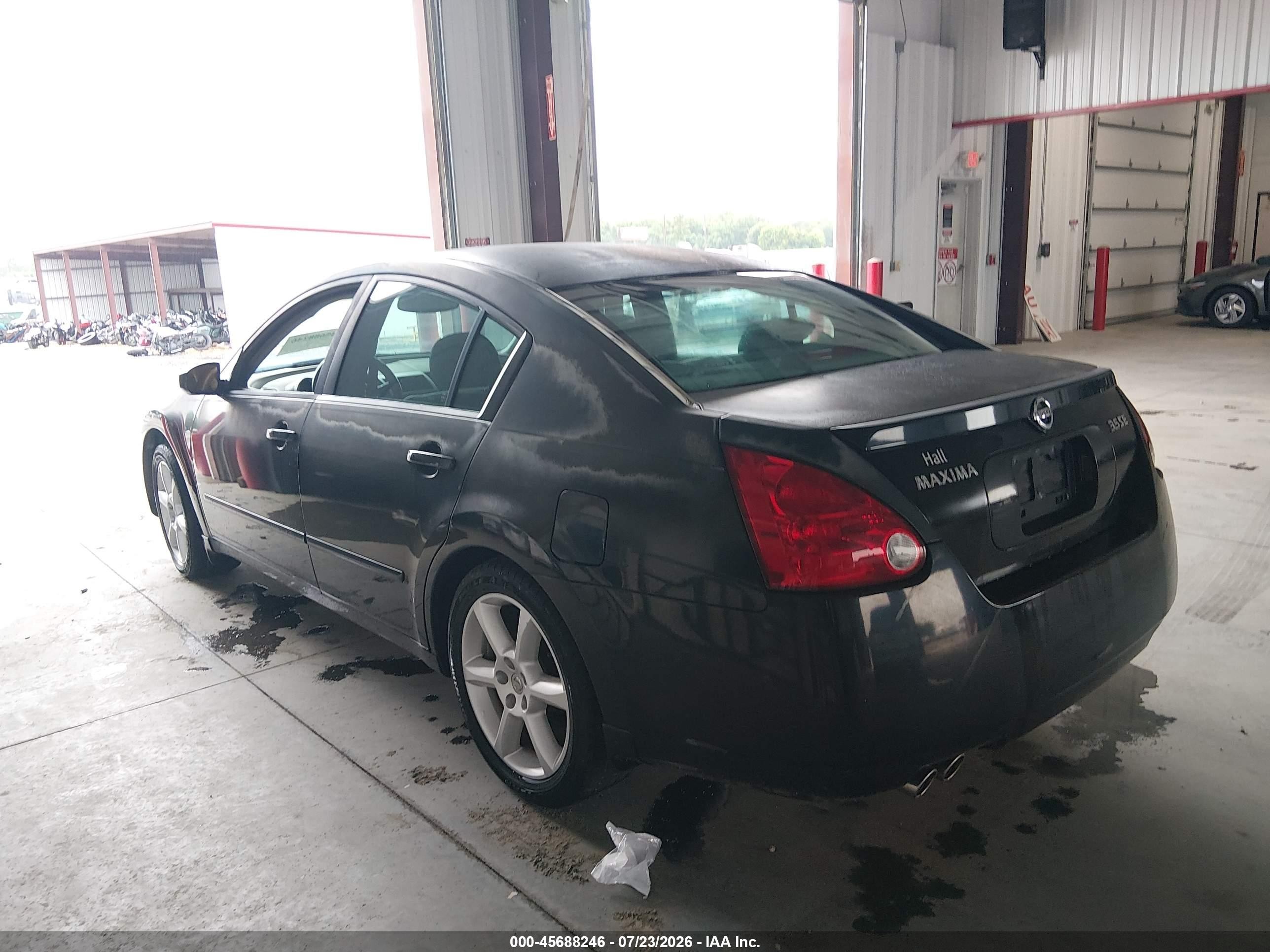 2005 Nissan Maxima 3.5 Se Черный vin: 1N4BA41EX5C873029