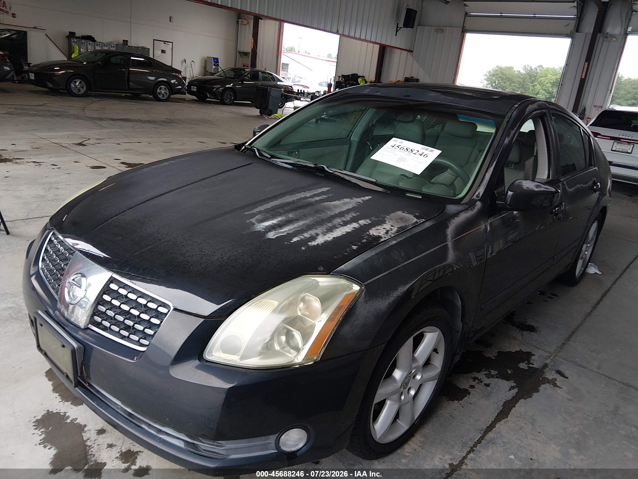 2005 Nissan Maxima 3.5 Se Черный vin: 1N4BA41EX5C873029