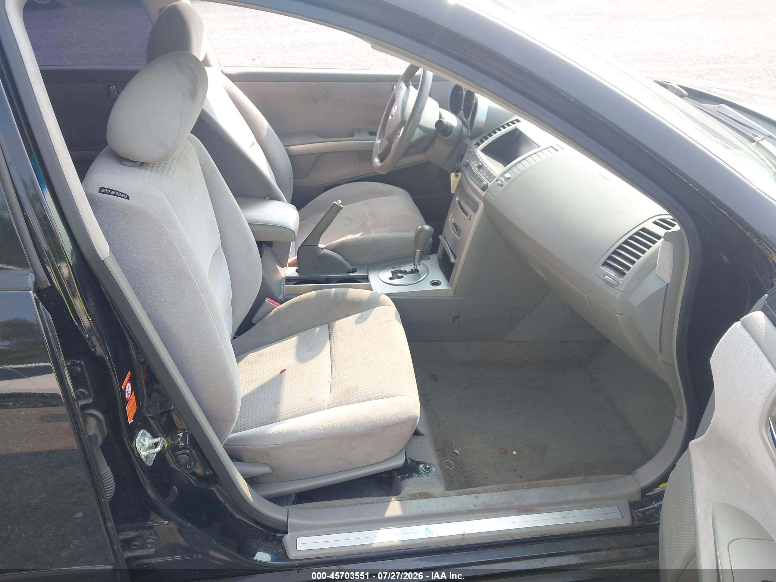 2006 Nissan Maxima 3.5 Se Черный vin: 1N4BA41EX6C826486