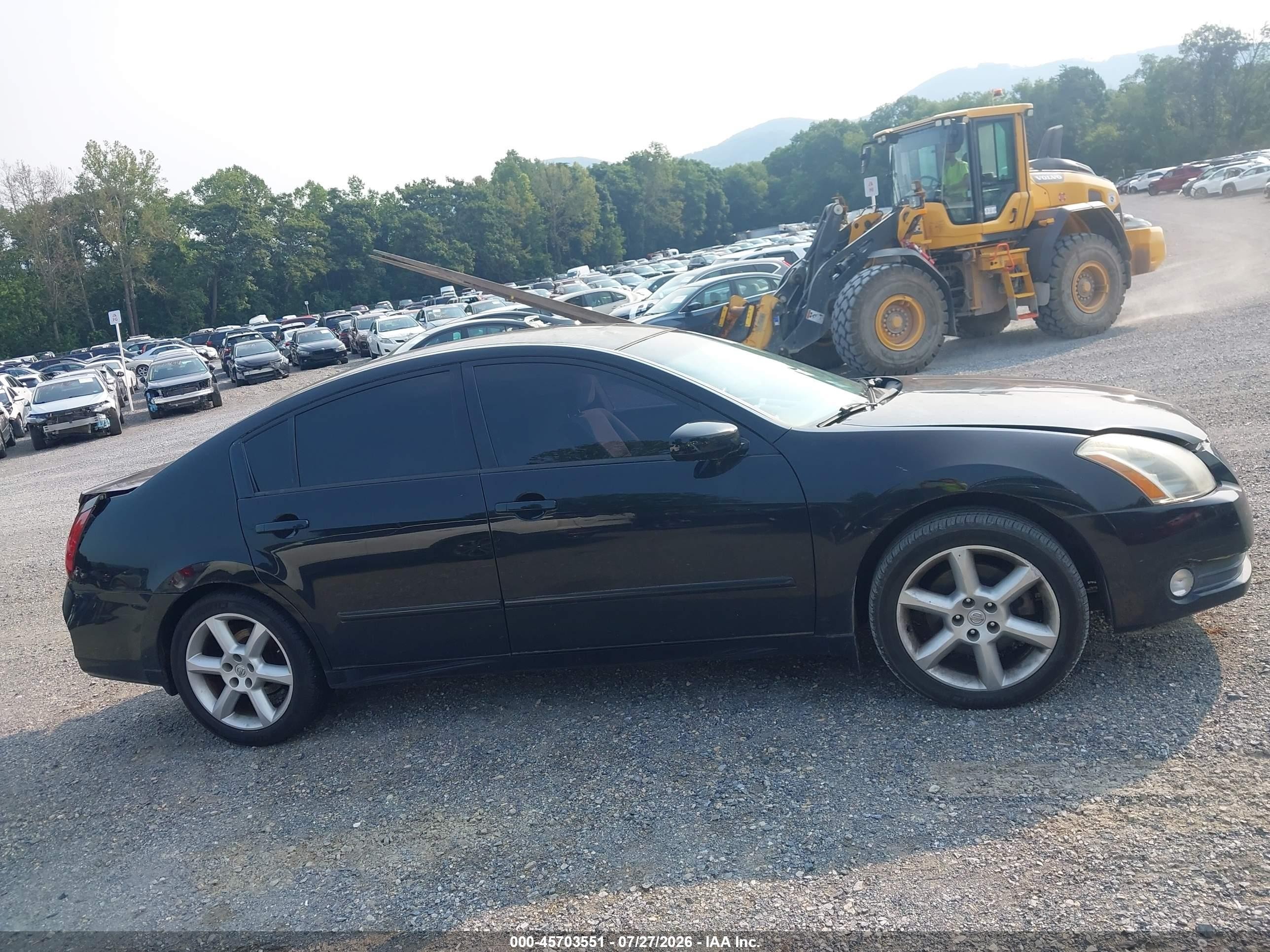 2006 Nissan Maxima 3.5 Se Черный vin: 1N4BA41EX6C826486