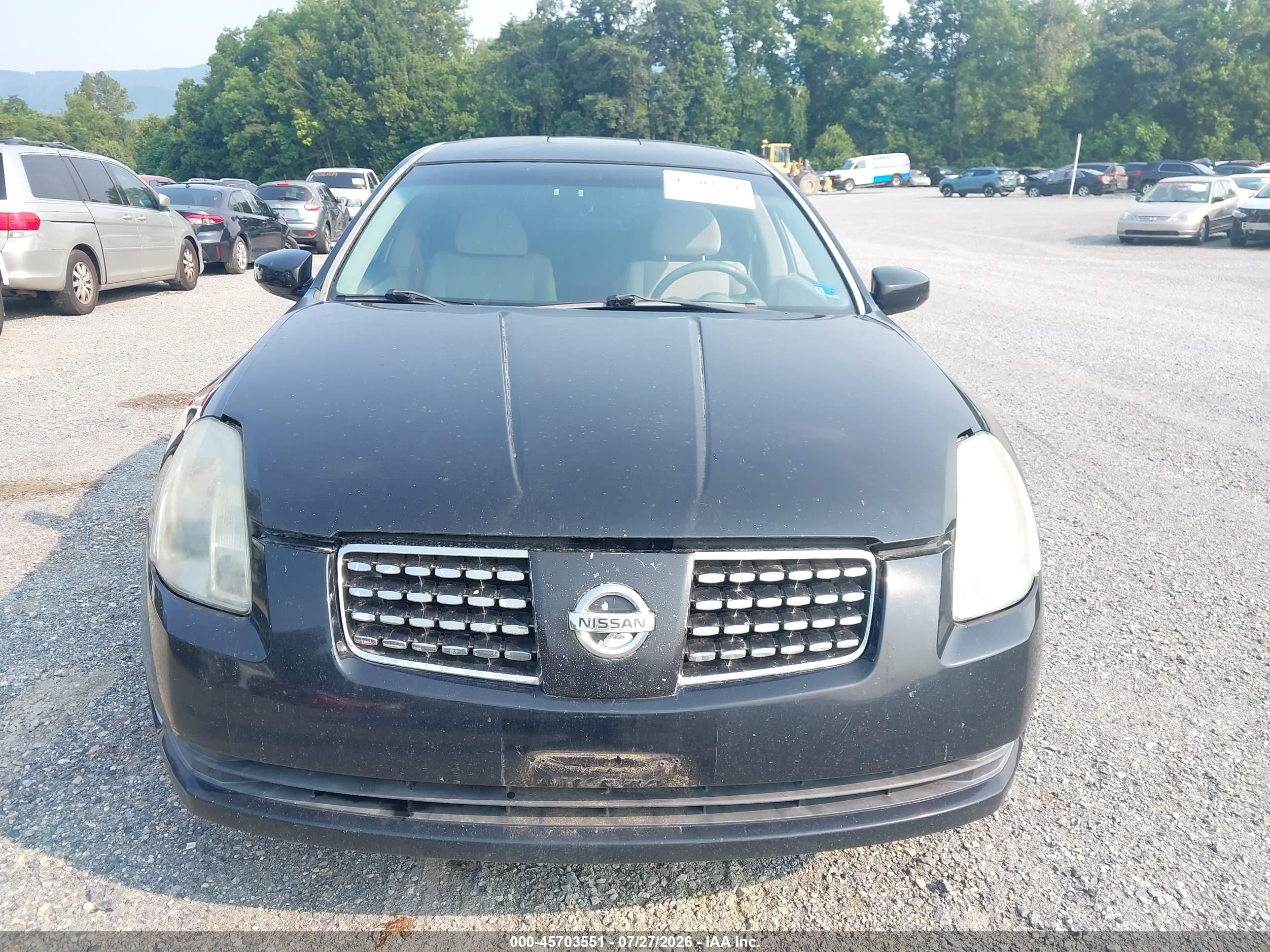 2006 Nissan Maxima 3.5 Se Черный vin: 1N4BA41EX6C826486