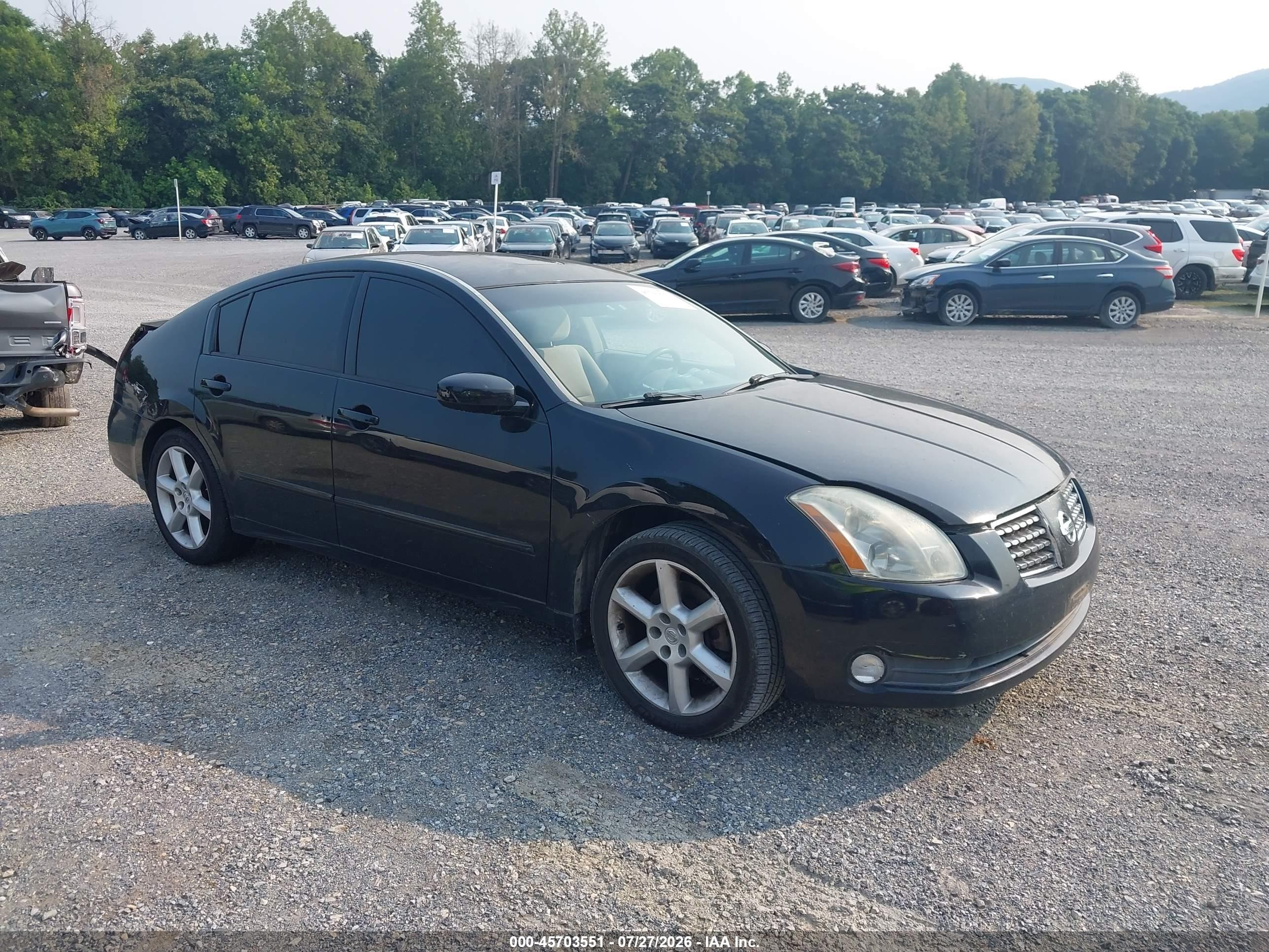 2006 Nissan Maxima 3.5 Se Черный vin: 1N4BA41EX6C826486