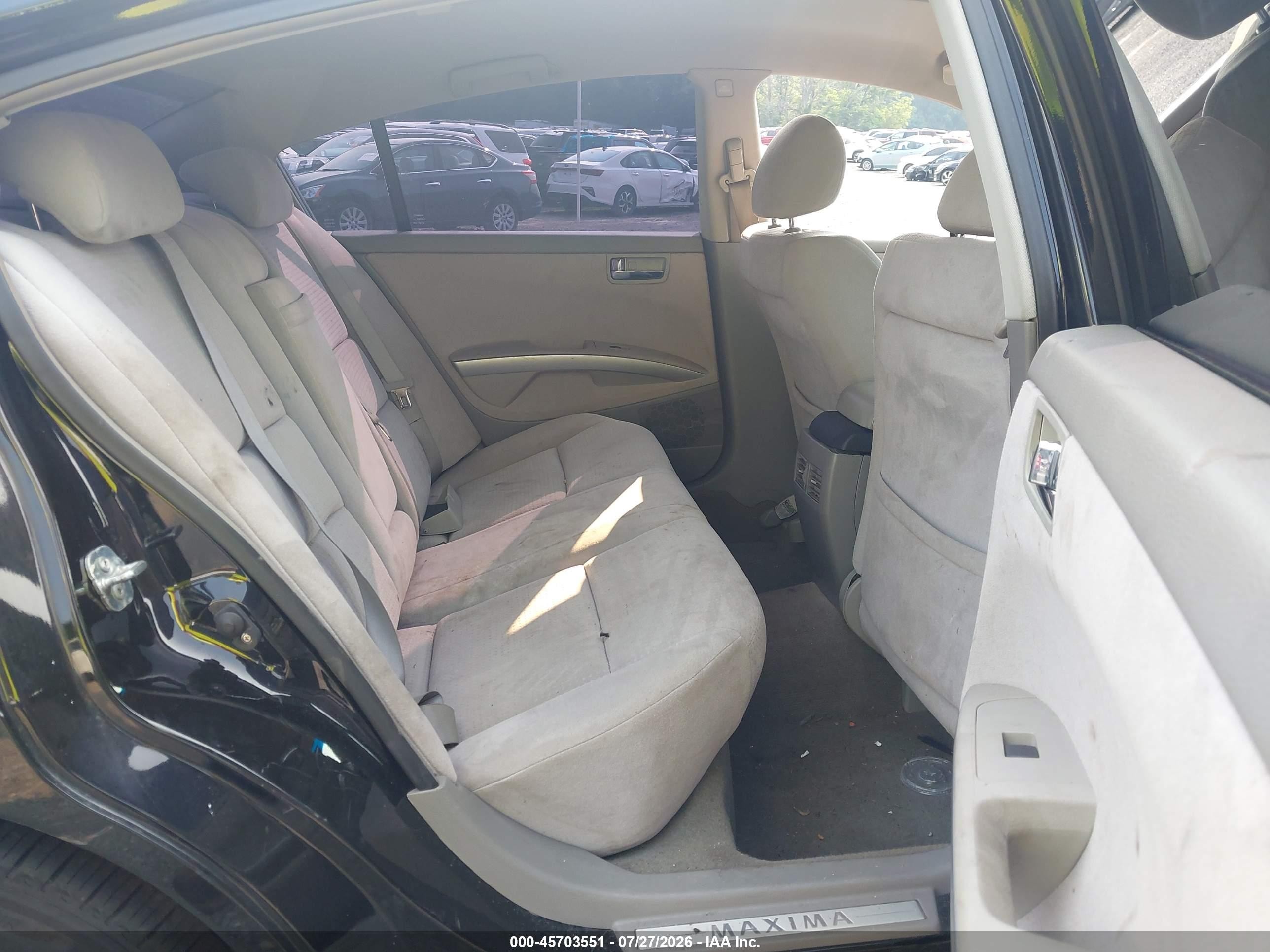 2006 Nissan Maxima 3.5 Se Черный vin: 1N4BA41EX6C826486