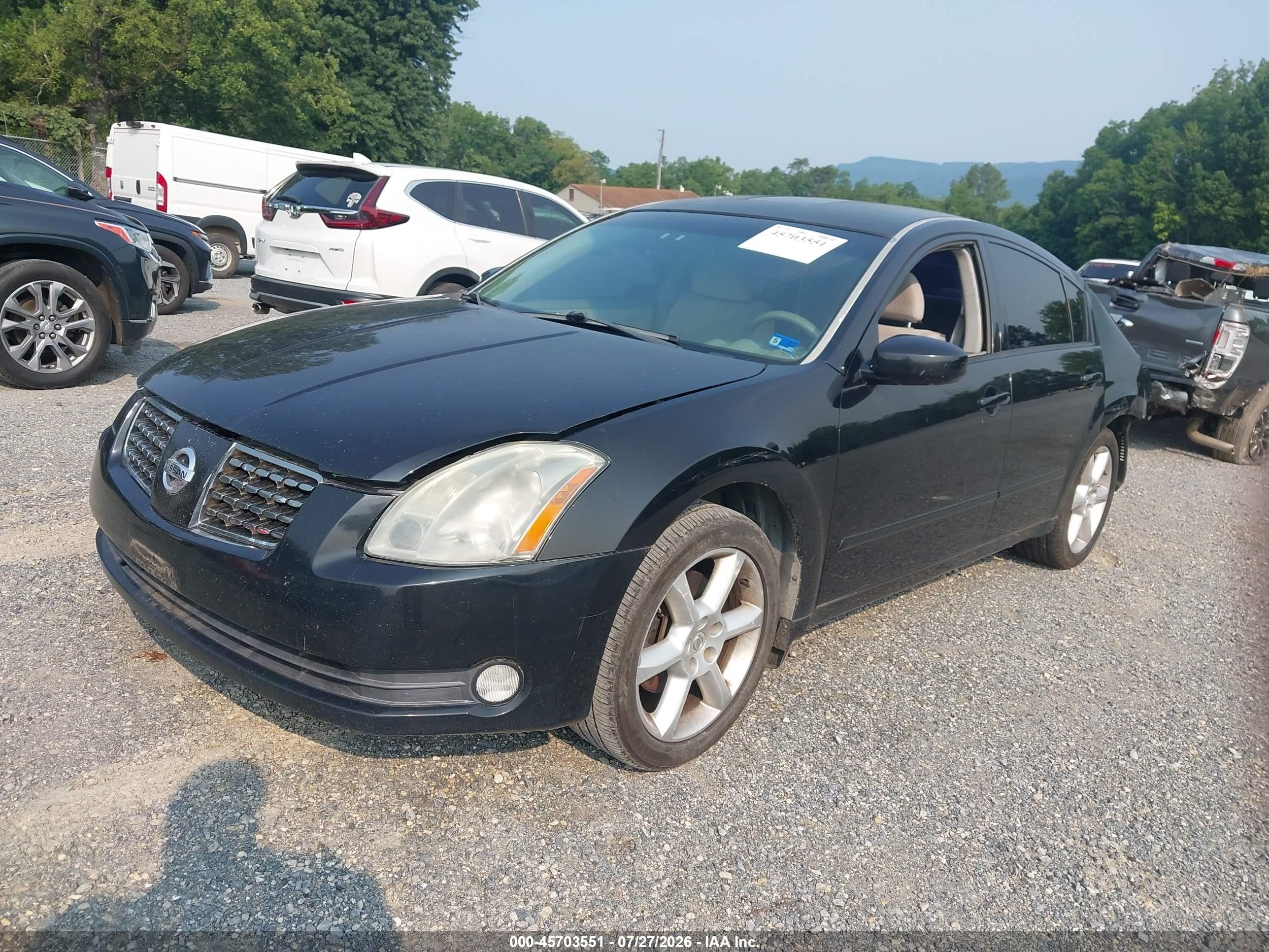 2006 Nissan Maxima 3.5 Se Черный vin: 1N4BA41EX6C826486